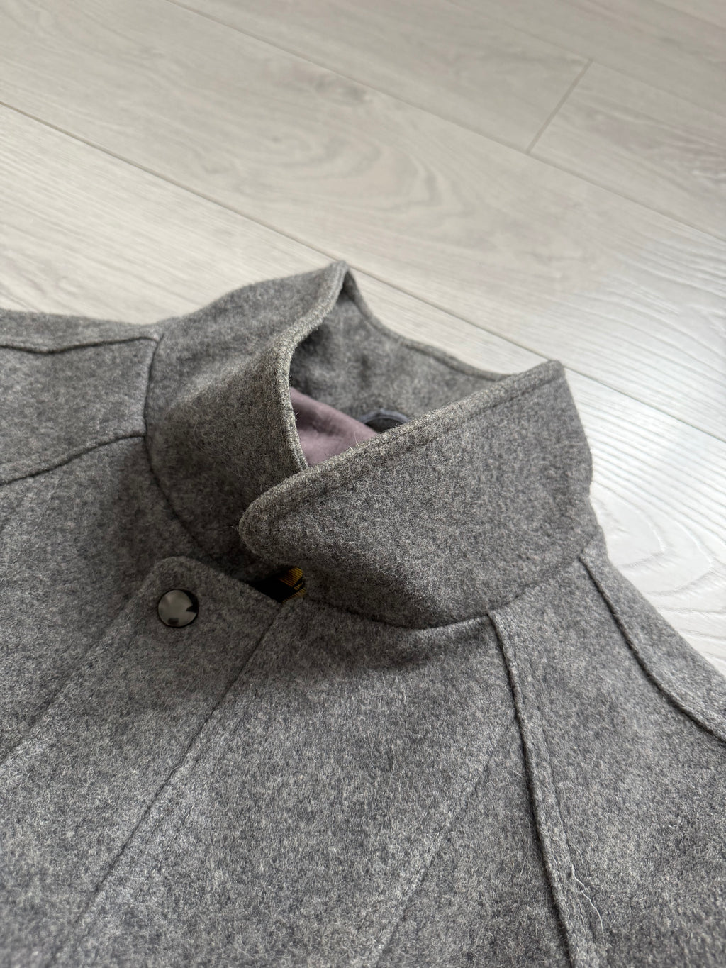 London Fog Vintage 1990s Wool Blouson Bomber Jacket - Size L