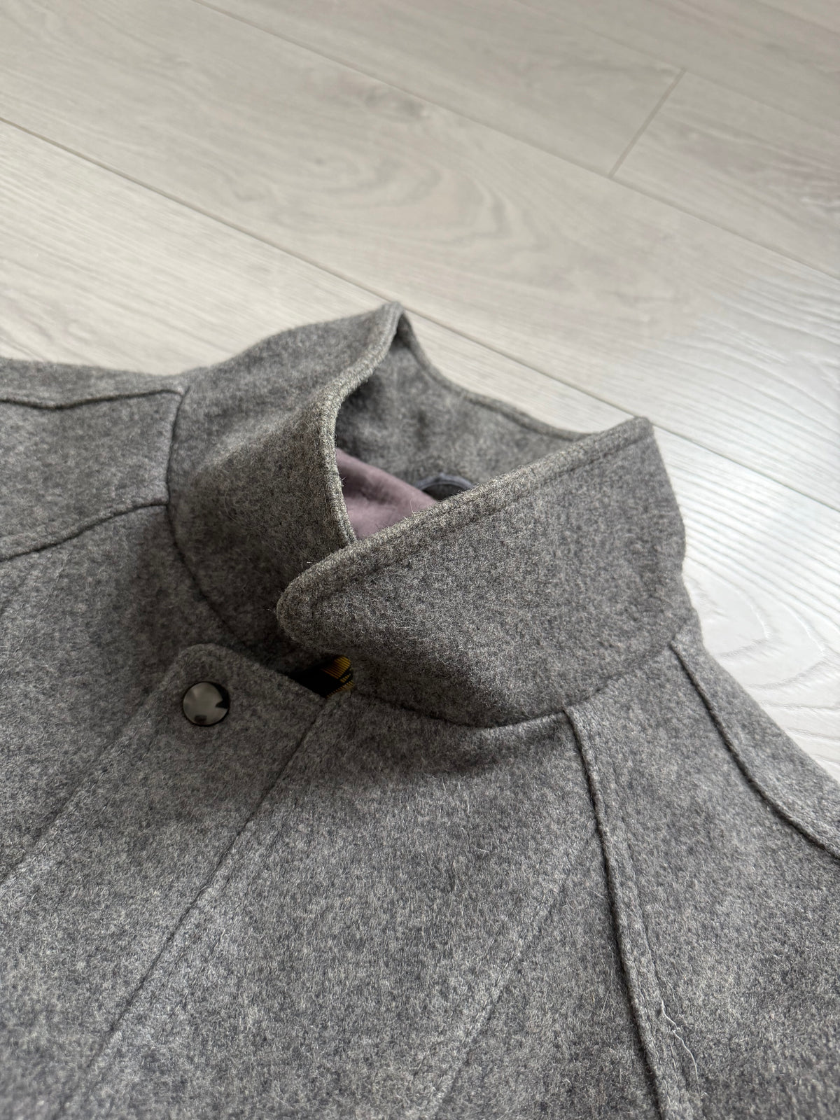 London Fog Vintage 1990s Wool Blouson Bomber Jacket - Size L