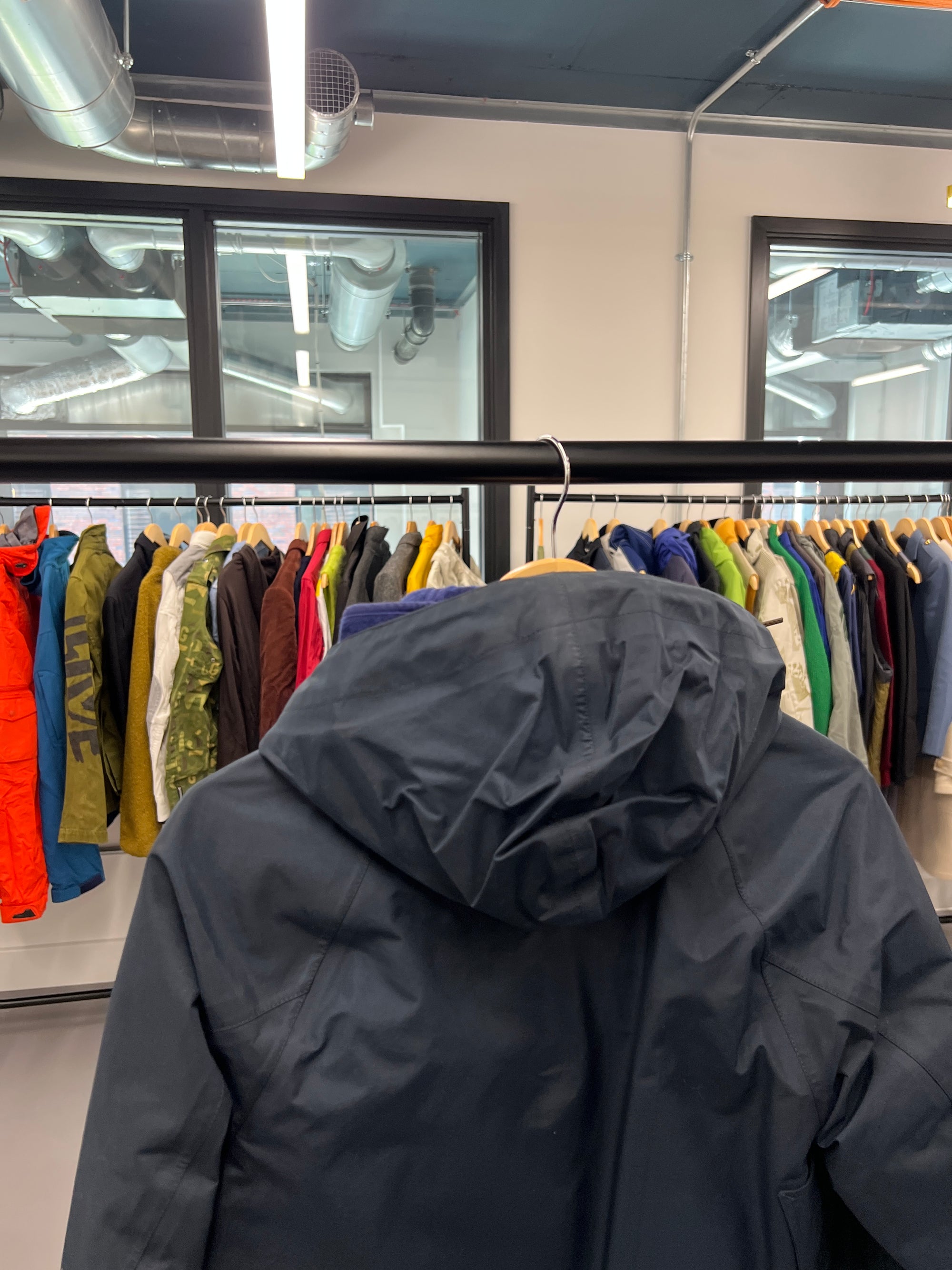 Ten C Garment Dyed Jacket & Down Liner - Size M