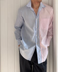 Comme Des Garcons Homme SS00' Reconstructed Split Artisan Shirt - Size M