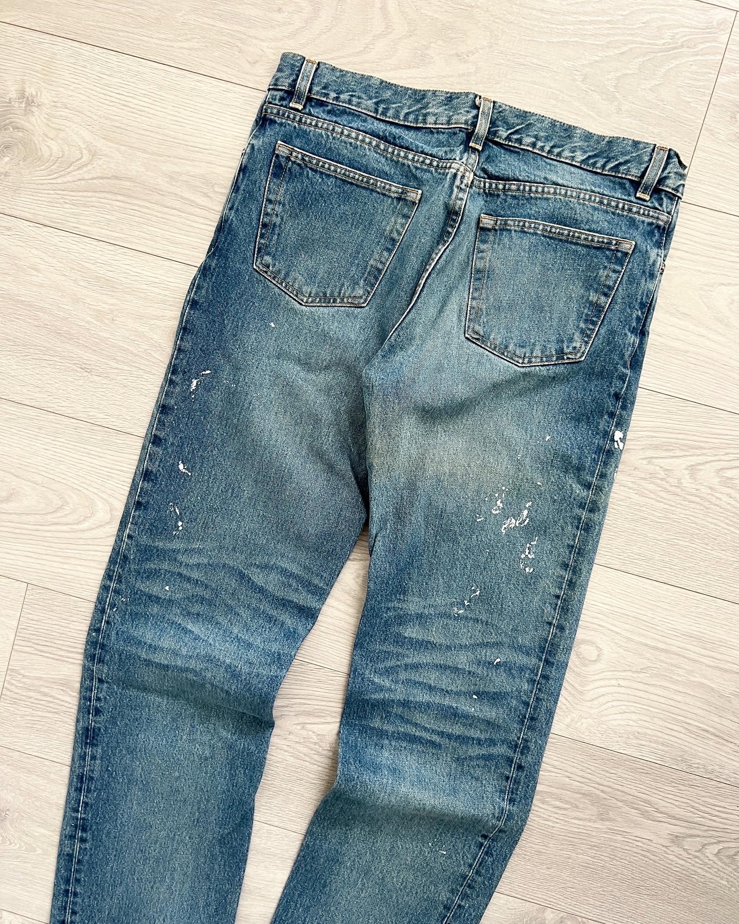 1999 helmut lang full-length denim pants-