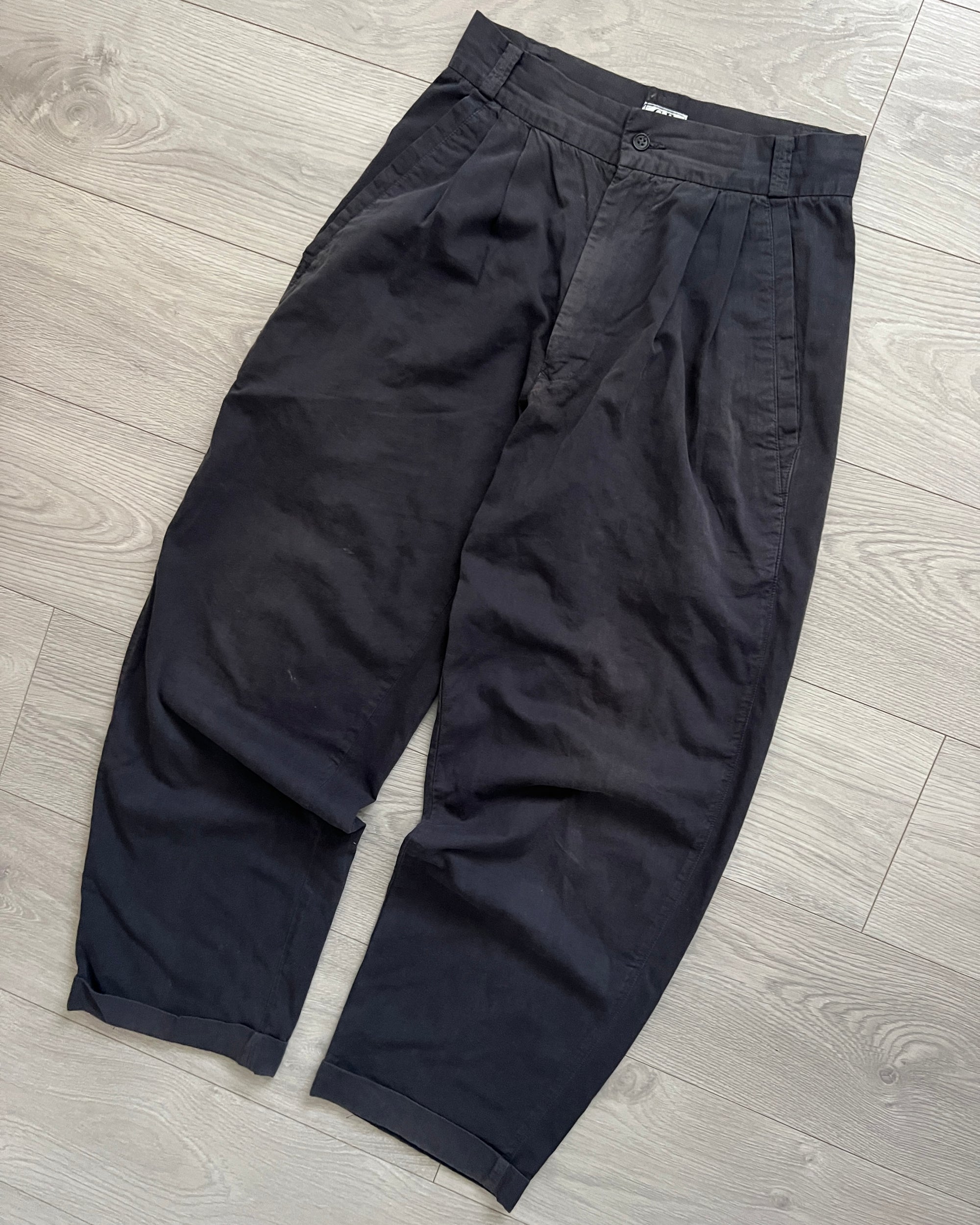 C.P. Company 1980s 'Ideas from Massimo Osti' Pleated Faded Pants - Size 30