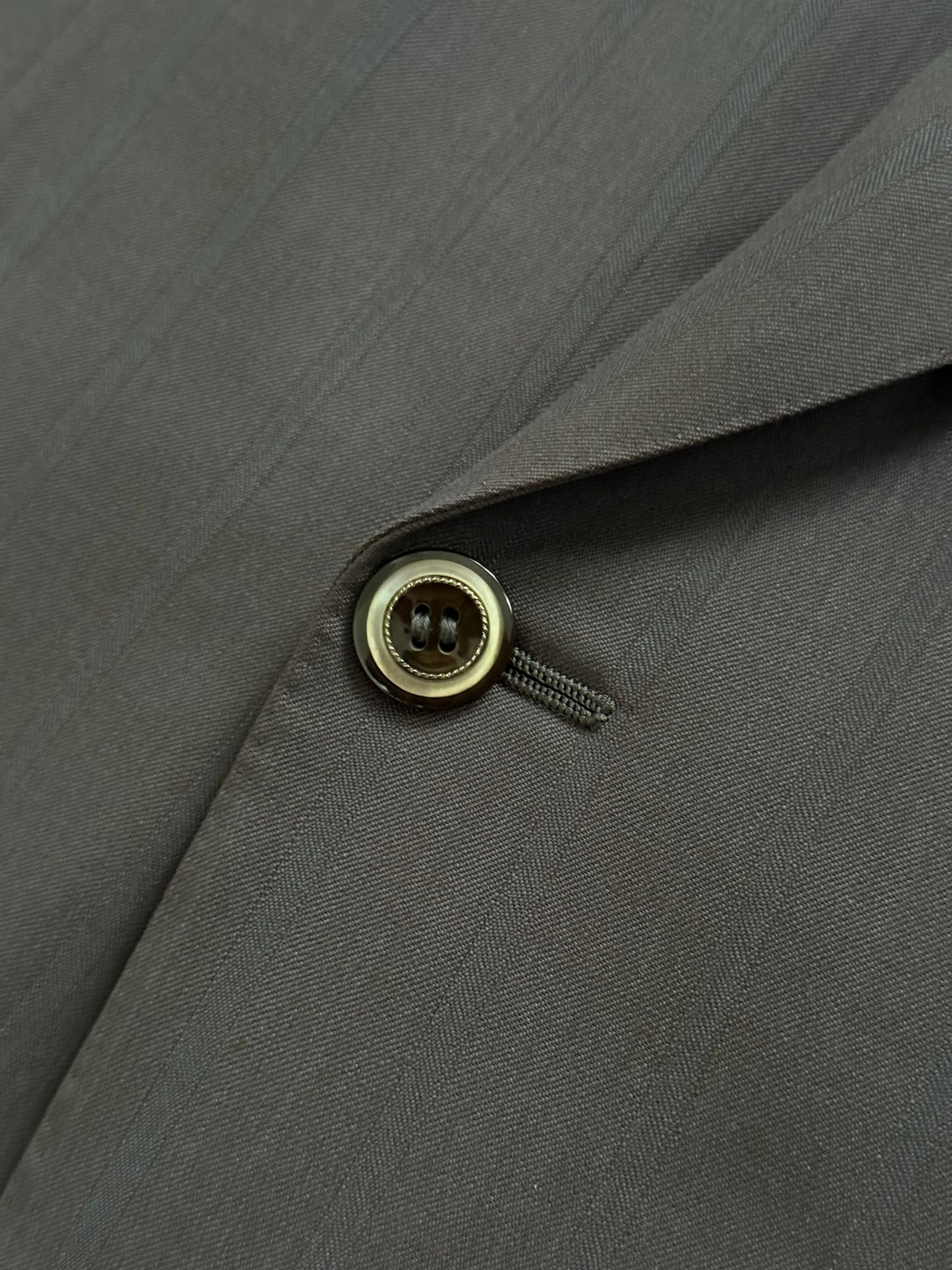 Yves Saint Laurent 1990s Double-Breasted Pleated Wool Suit - Size XL Jacket / 36" Waist