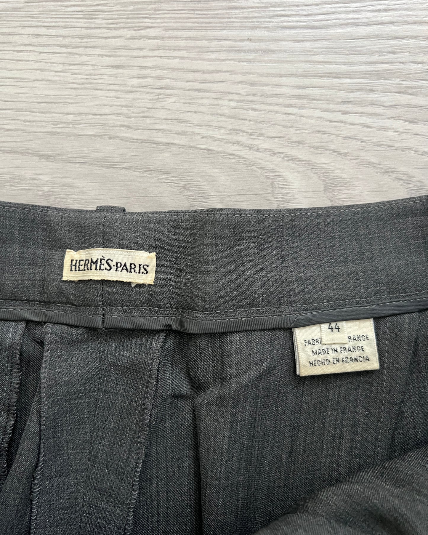 Hermes by Martin Margiela SS2001 Wool/Silk Shirt & Trousers Set