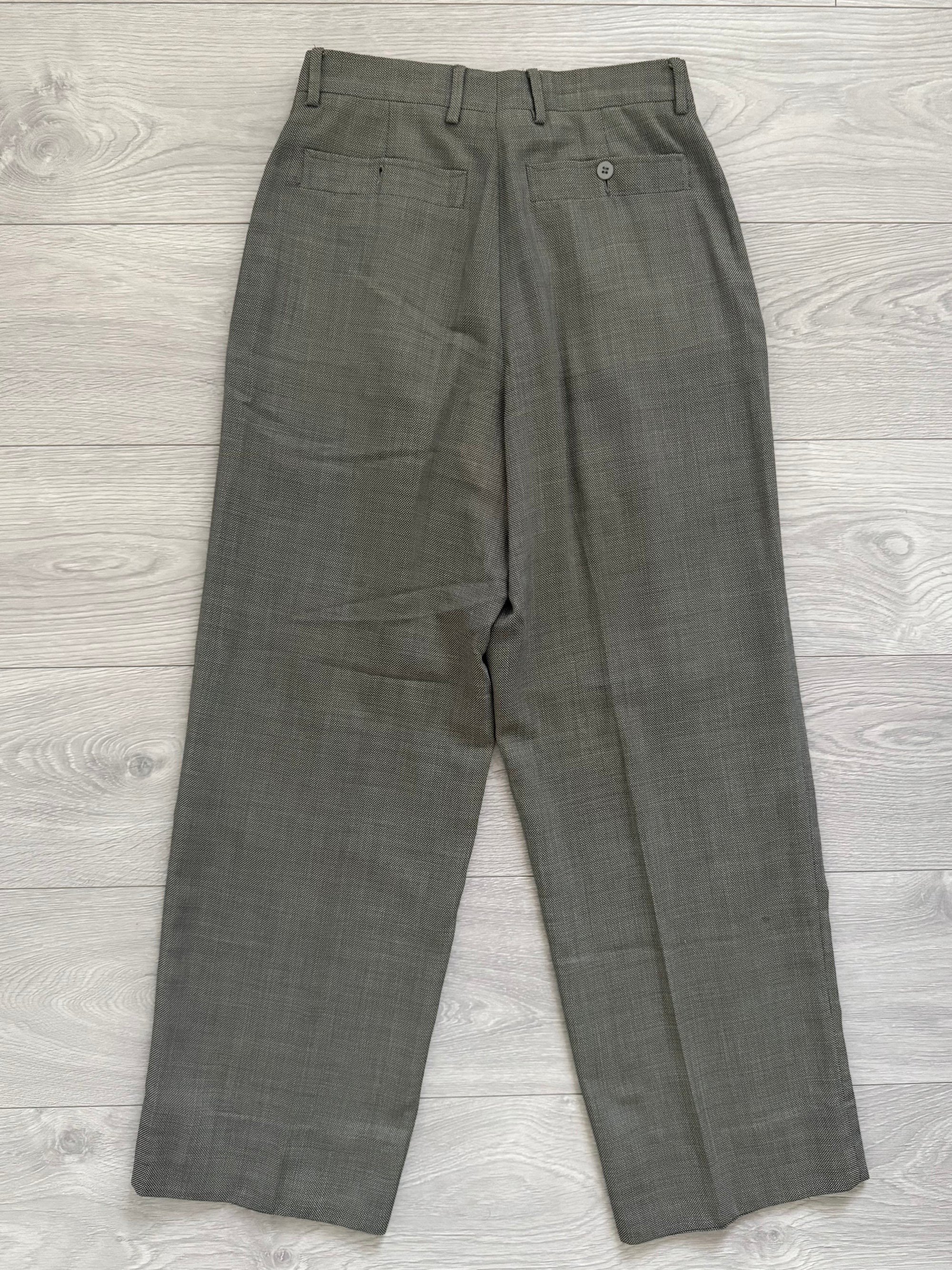 Giorgio Armani 1990s Double-Breasted Pleated Relaxed Suit - Size S Jacket / 28" Waist