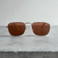 Helmut Lang 1999 Titanium Metal Sunglasses