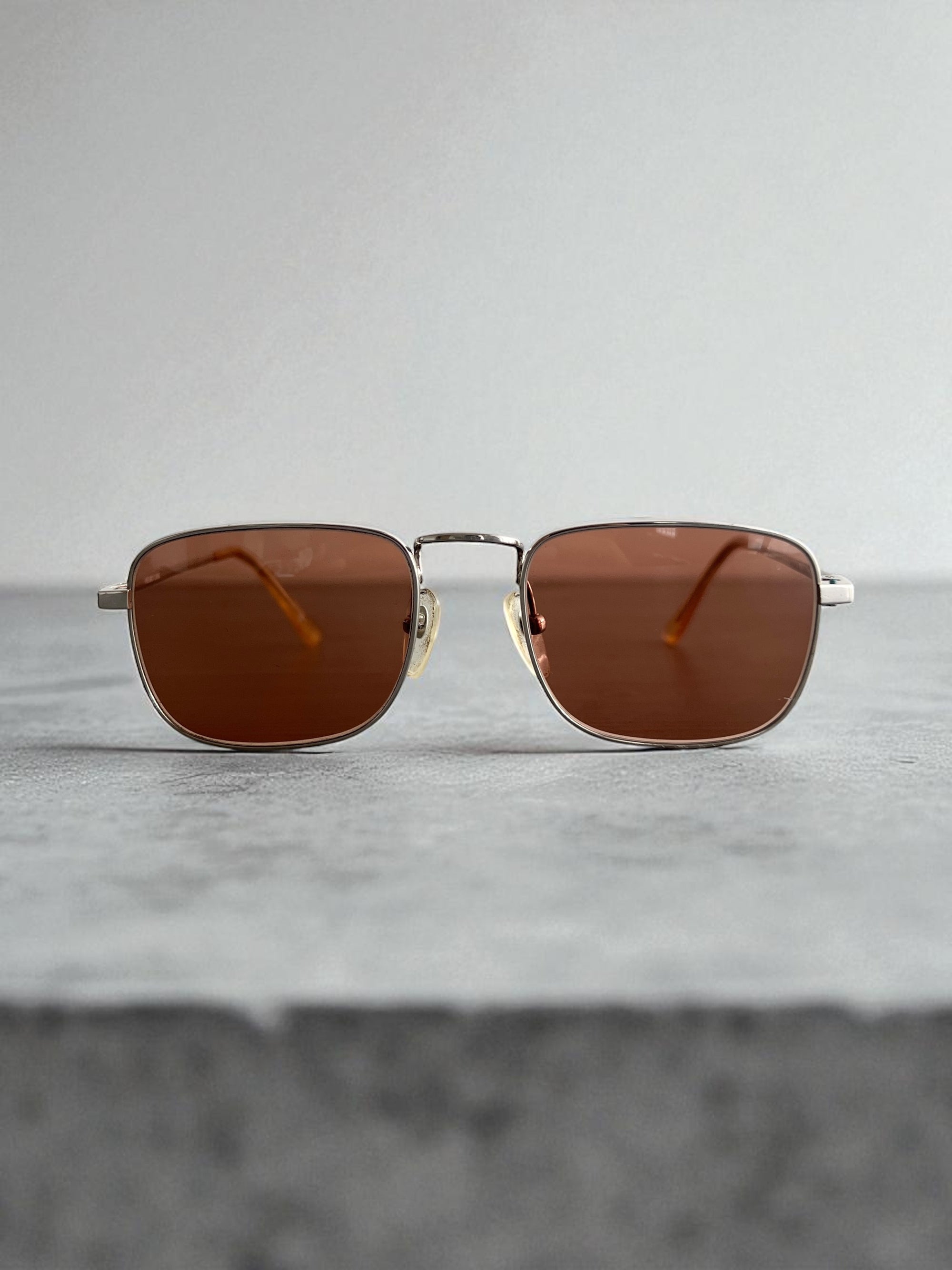 Helmut Lang 1999 Titanium Metal Sunglasses
