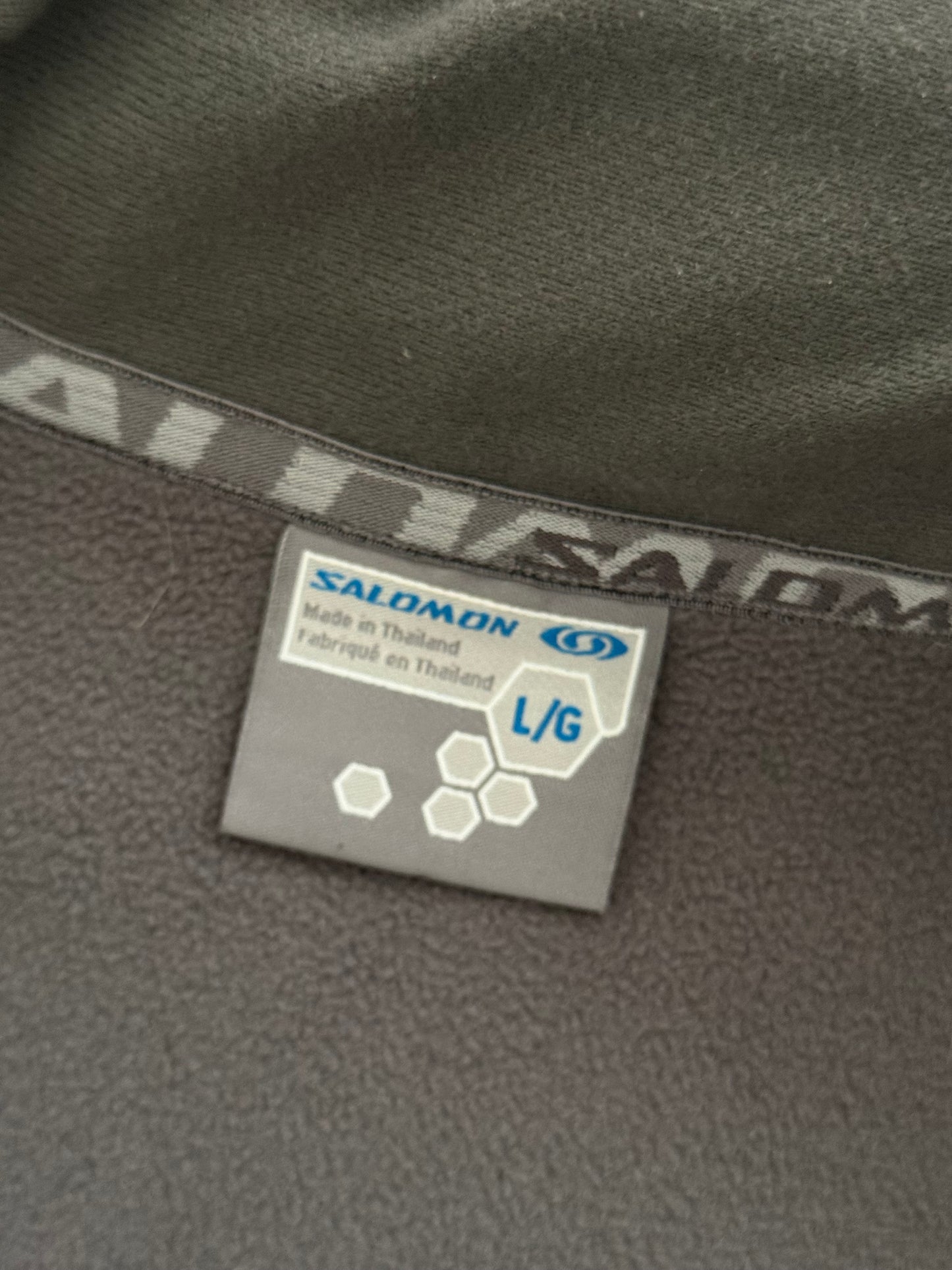 Salomon 2005 Clima Pro Tech Knit Fleece Lined Panelled Jacket - Size L