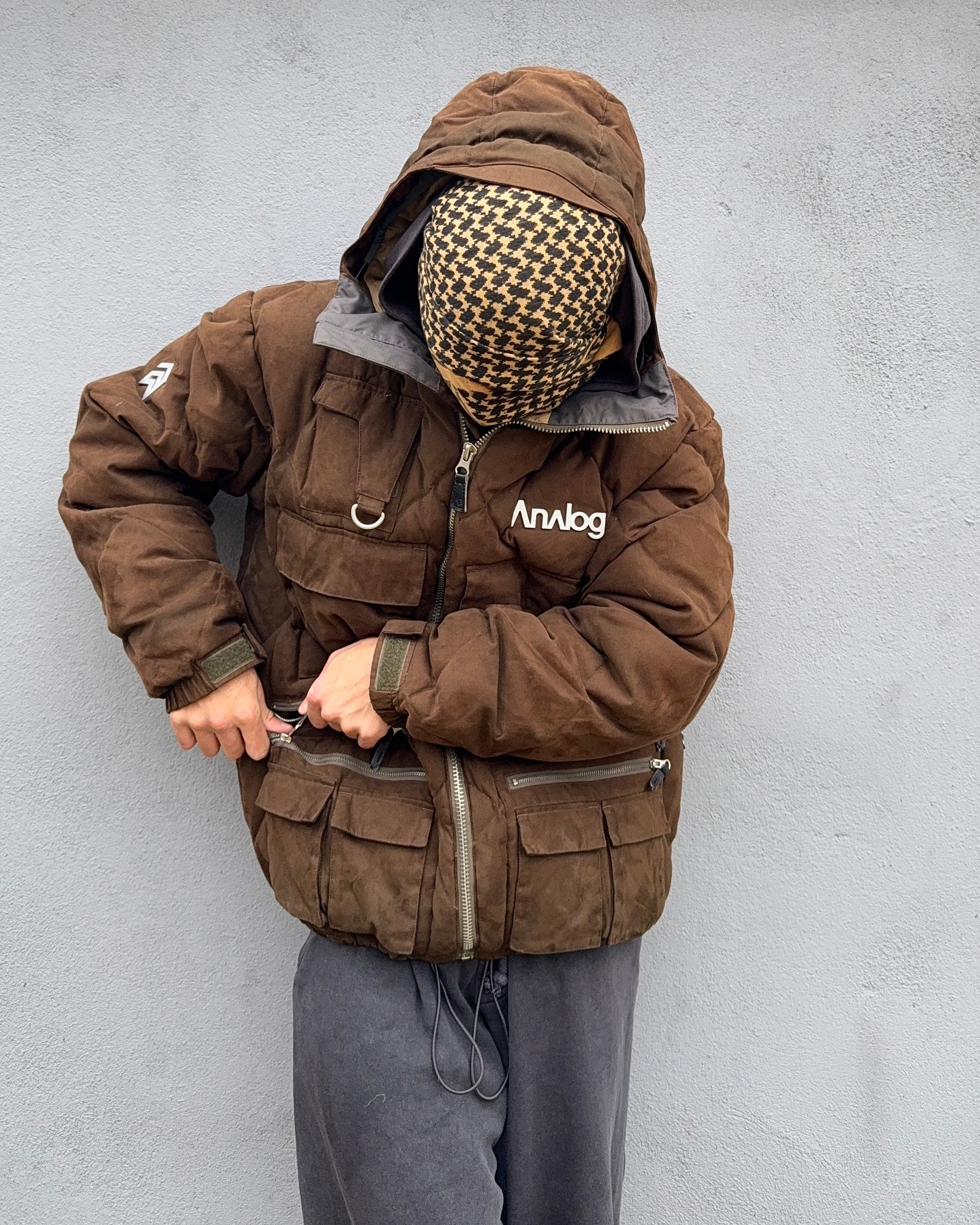 Burton Analog 2004 Down Filled Tactical Puffer Jacket - Size L