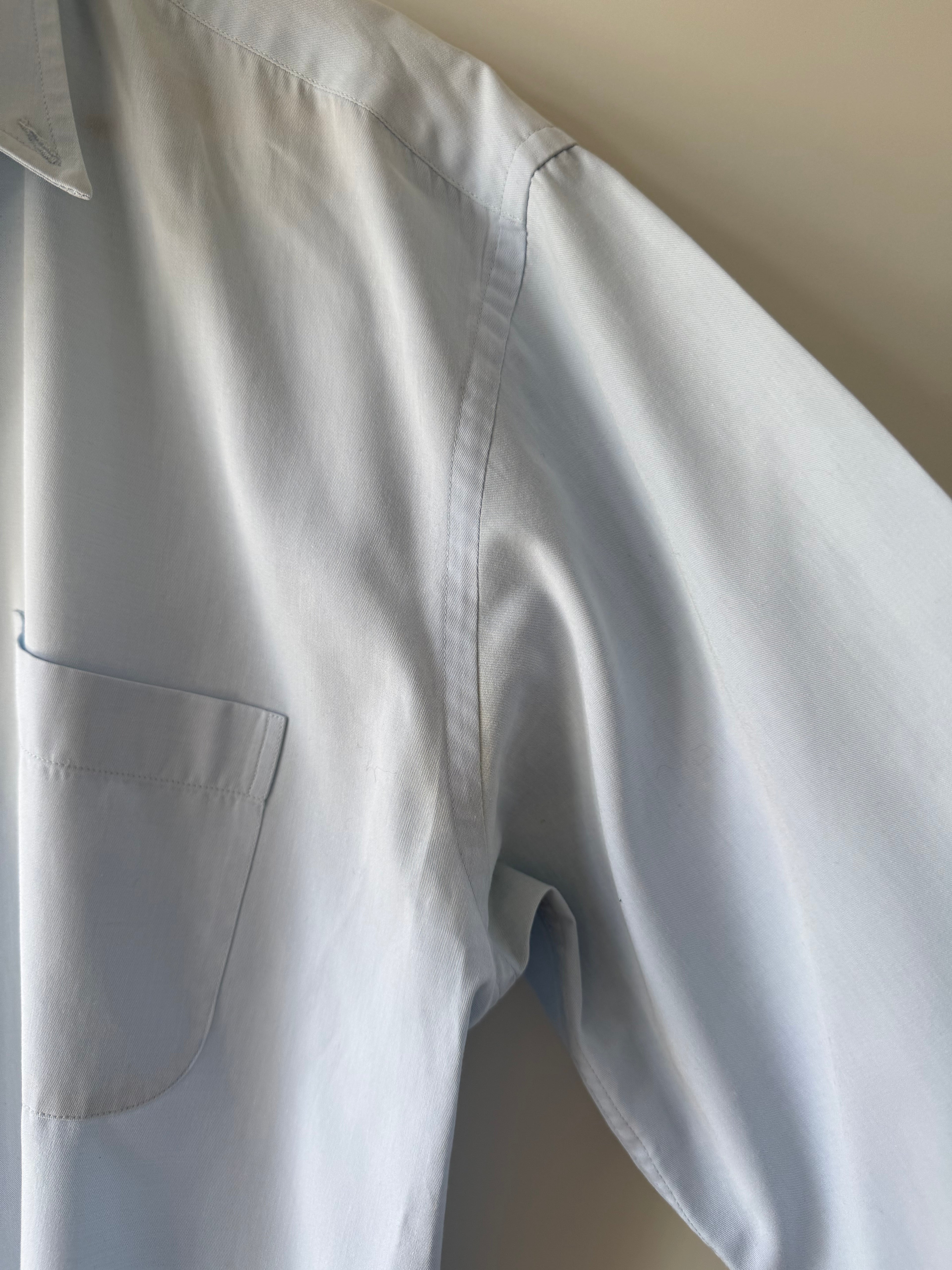 Yves Saint Laurent 1990s Blue Shirt - Size L