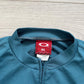 Oakley Vintage 1/2 Zip 5-Pocket Blue Jersey - Size L