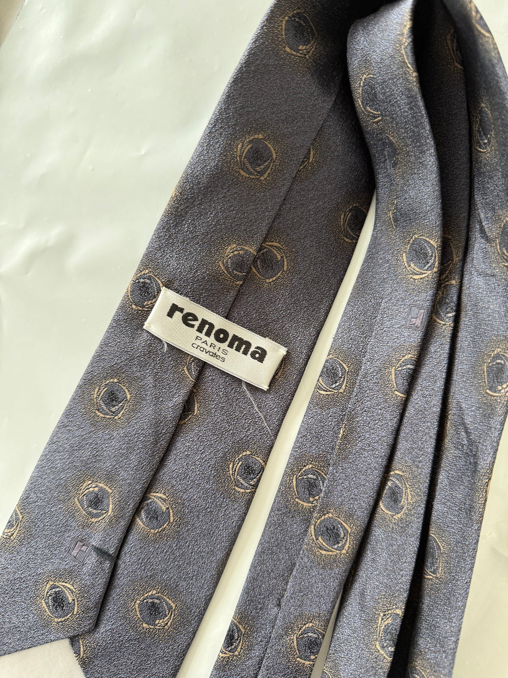 Renoma Paris 1990s Silk Tie