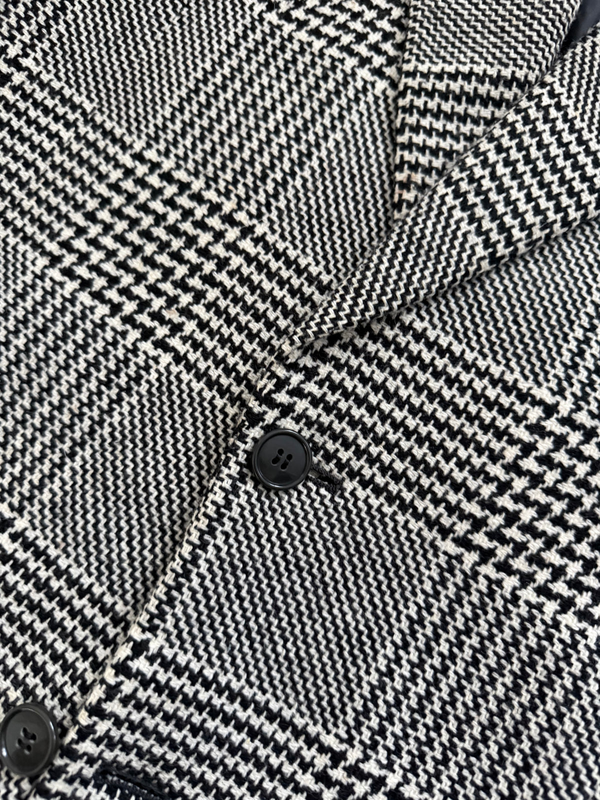 Giorgio Armani Mainline 1980s 2B Check Wool Sport Jacket Blazer  - Size M
