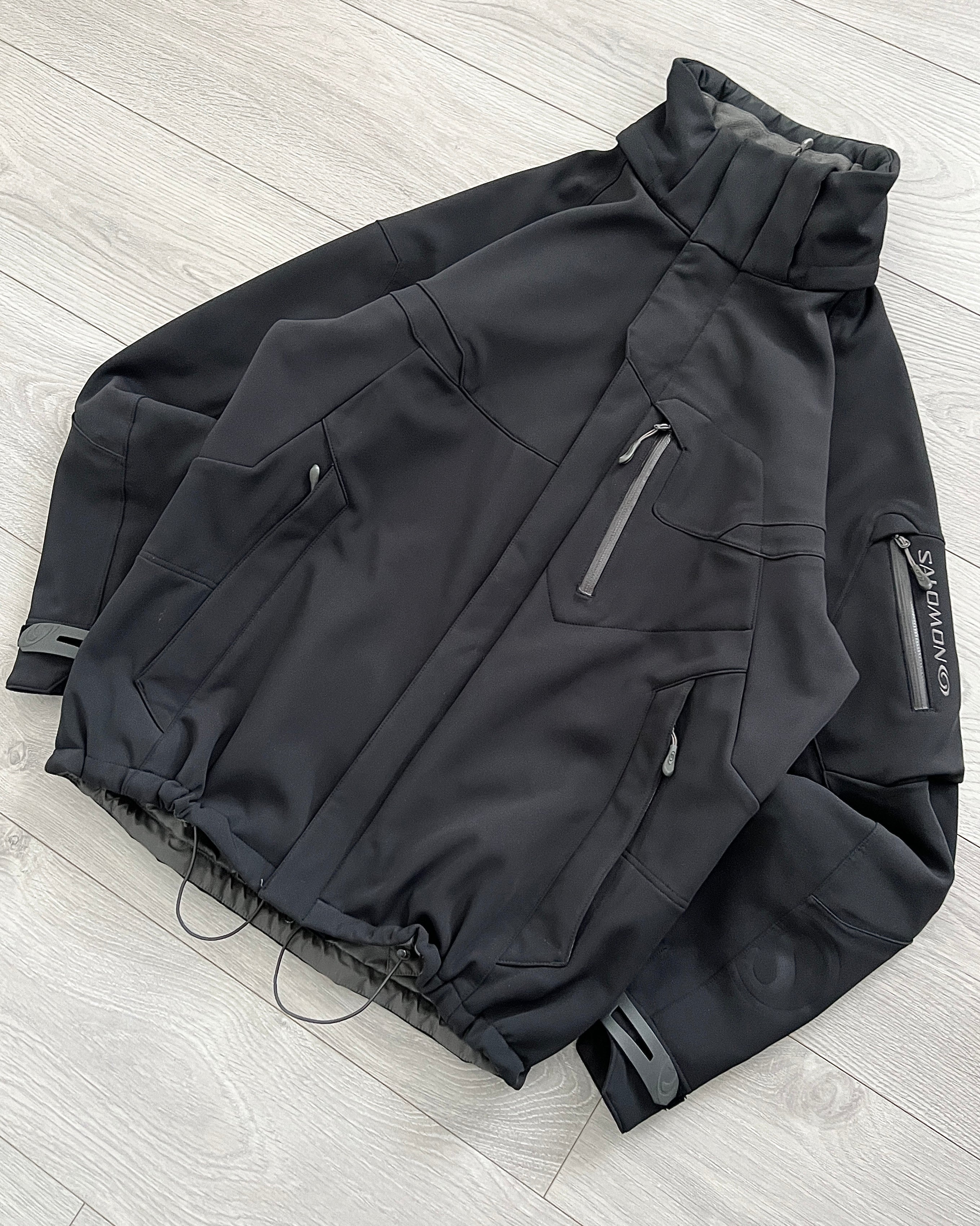 Salomon 00s Technical Fleece Lined Panelled Softshell Jacket ...