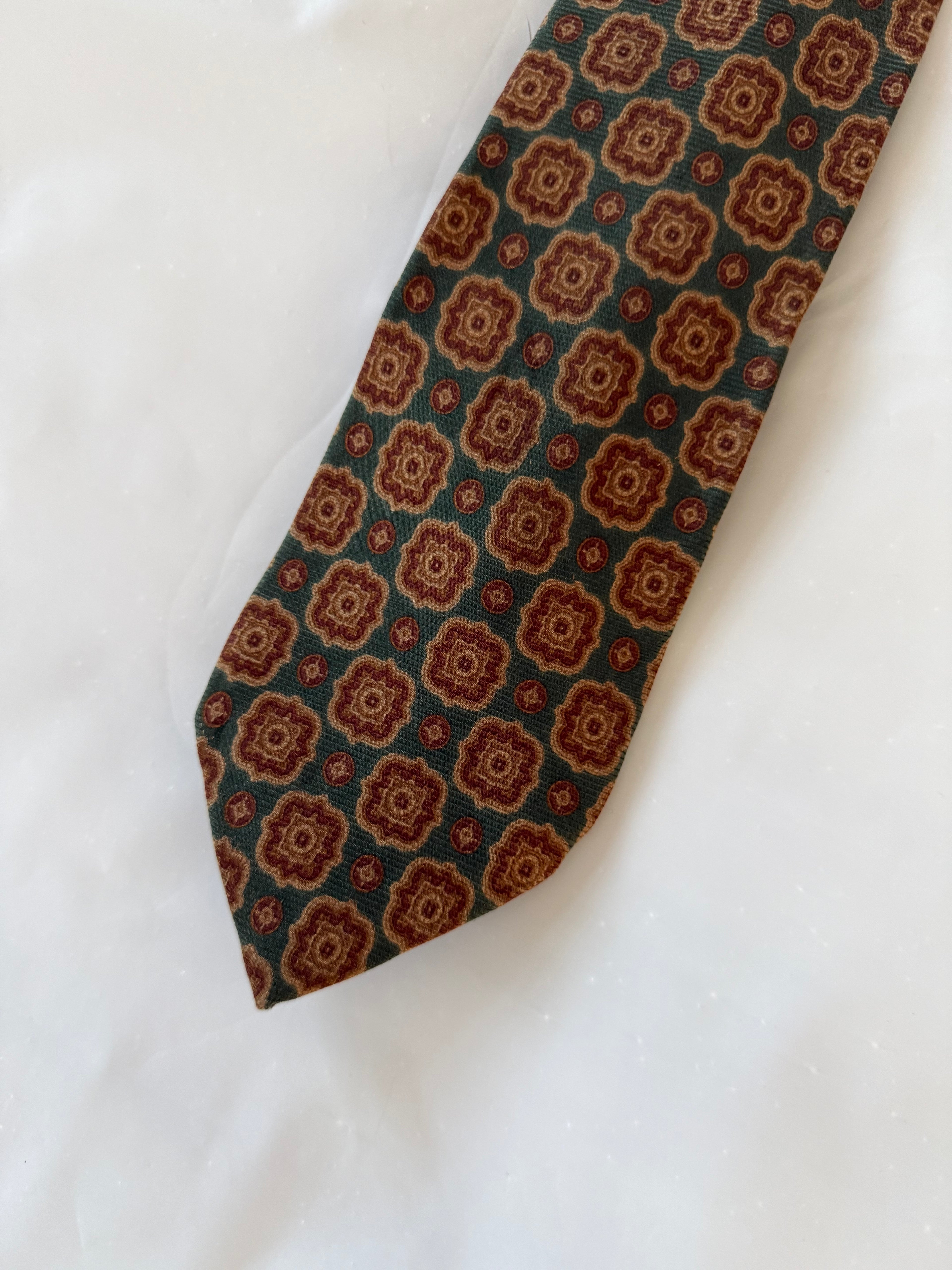 Angero Emiliani 1990s Silk Tie Made in Italy