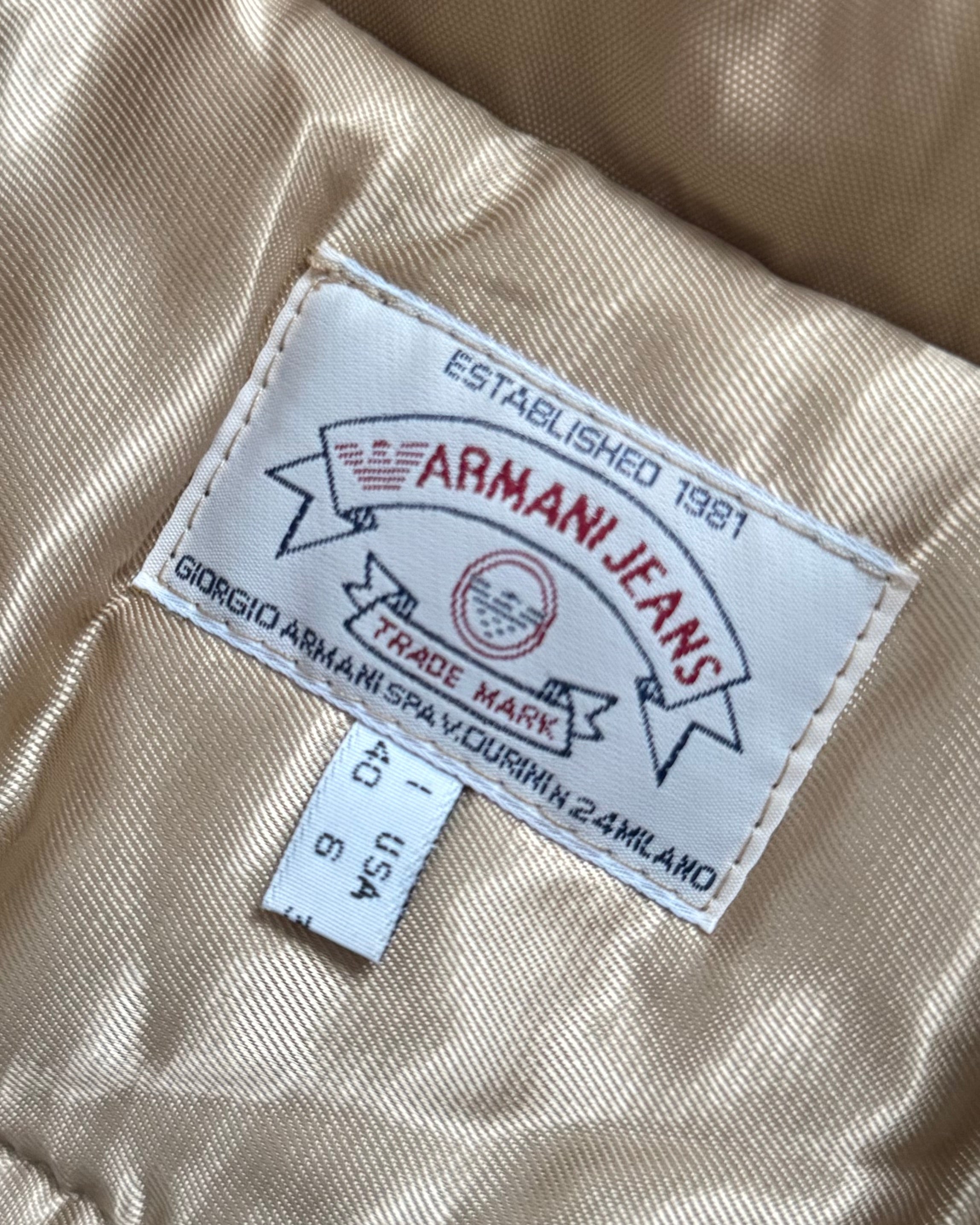 Armani 1990s Oversized Padded Jacket - Size Mens S