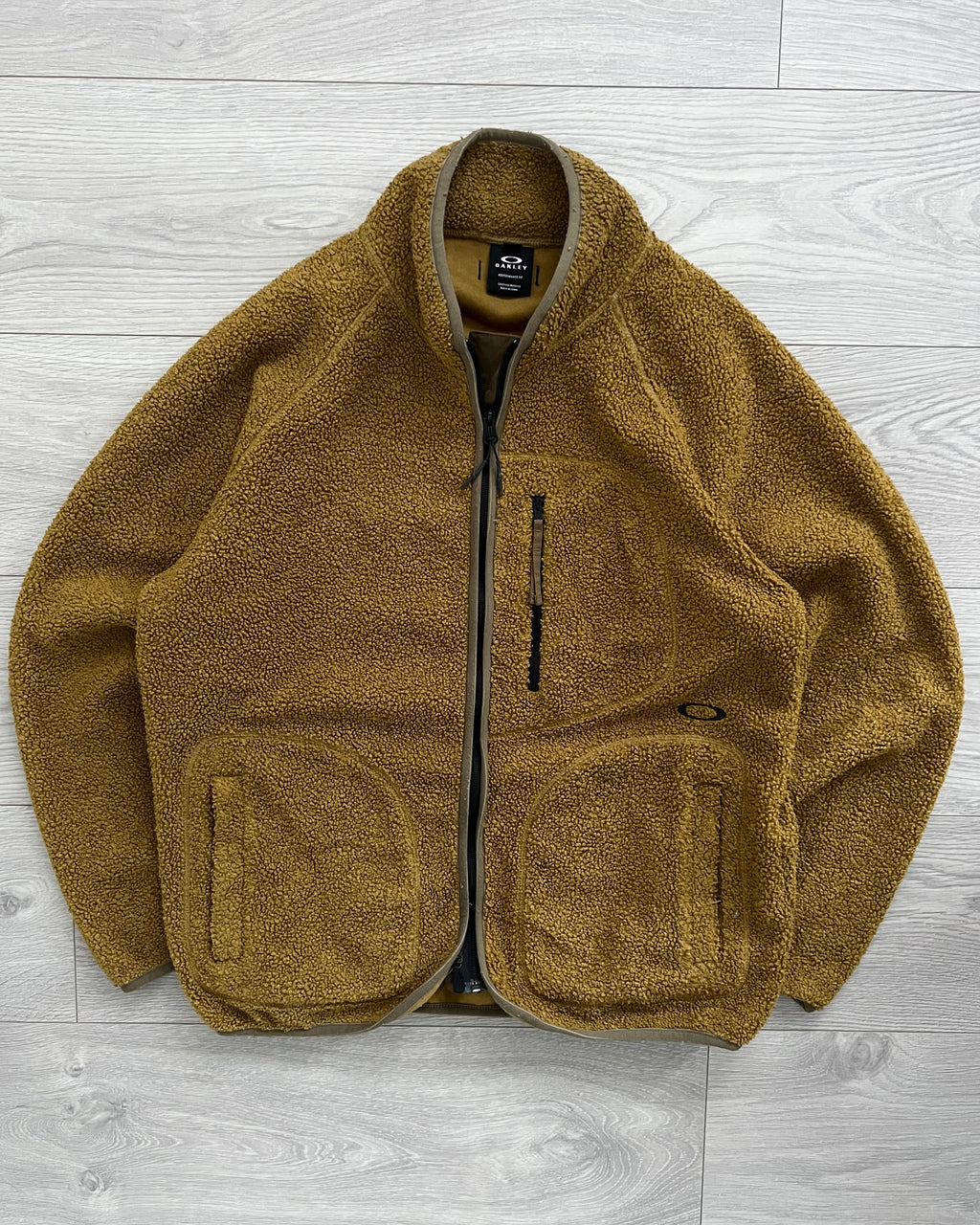 Oakley Brown Tech Fleece Jacket - Size S