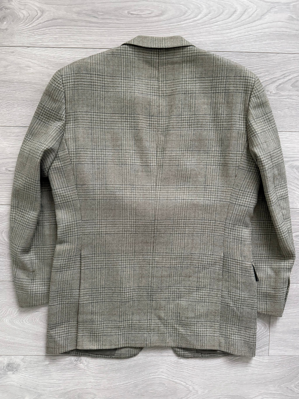 Chaps Ralph Lauren 1990s Checkered Wool Sports Jacket - Size L