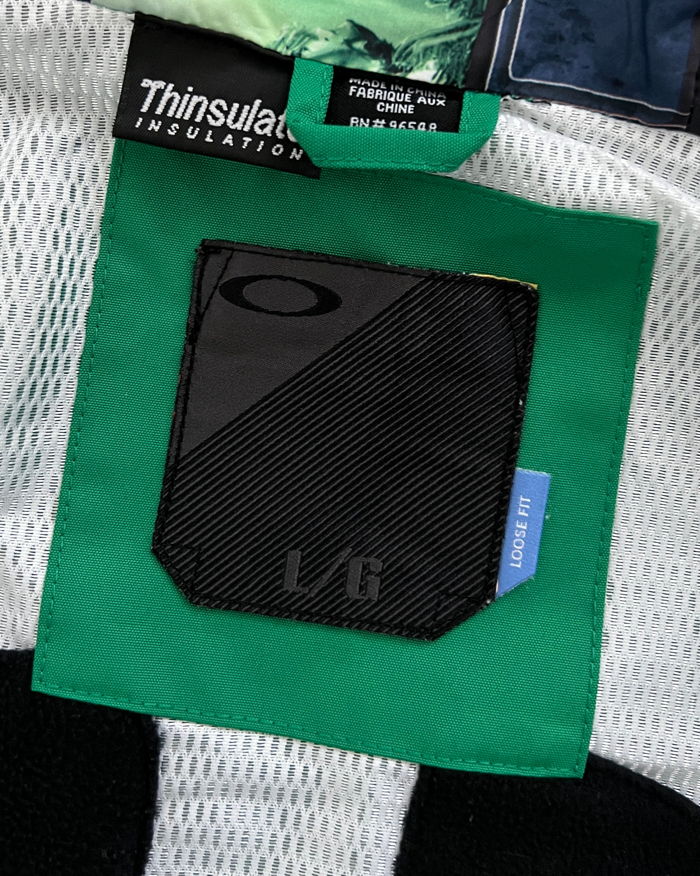 Oakley FW2011 Thinsulate Fleece Mapped Dual Magnet Vent Jacket - Size L