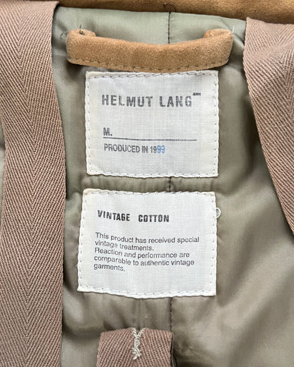 Helmut Lang AW1999 Brushed Cotton Astro Moto Bondage Jacket - Size M