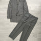 Comme Des Garcons Homme Deux 1990s Wool Pleated Suit - Size L Jacket / 34 Waist