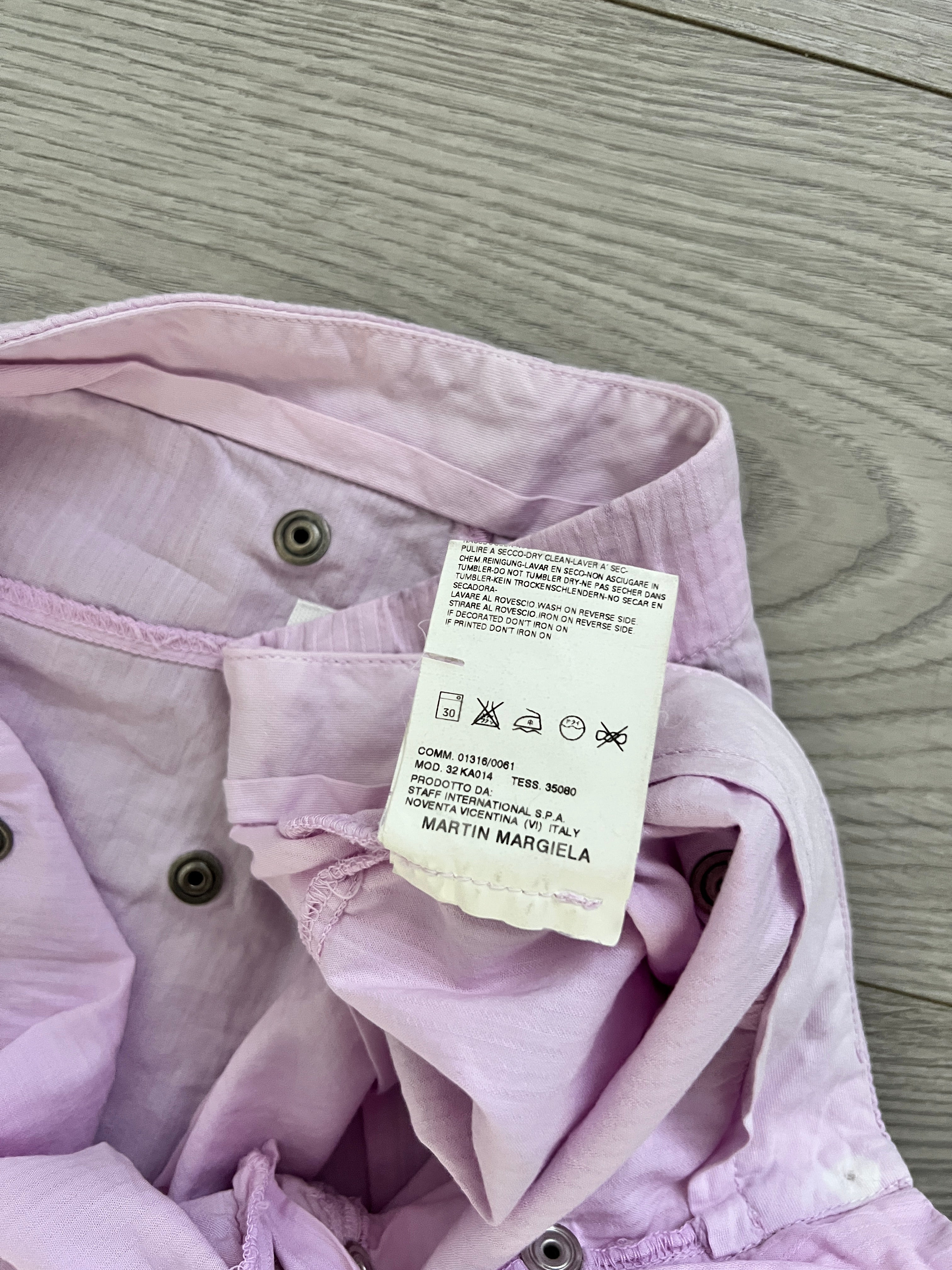 Maison Martin Margiela SS2006 Adjustable Snap Cargo Pocket Pants - Size 32