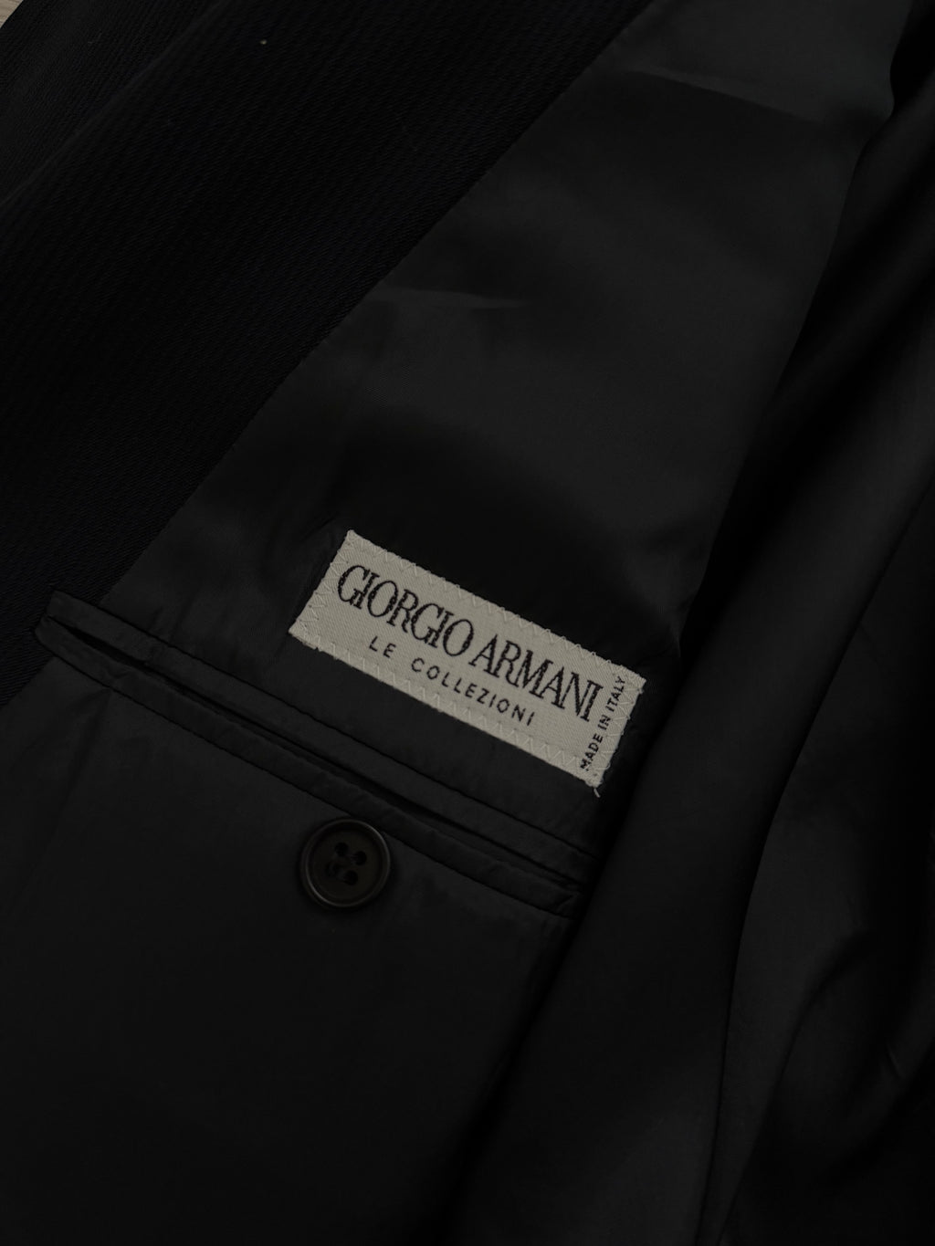Giorgio Armani 1980s Peaked Lapel Double Breasted Sport Jacket Blazer - Size XL
