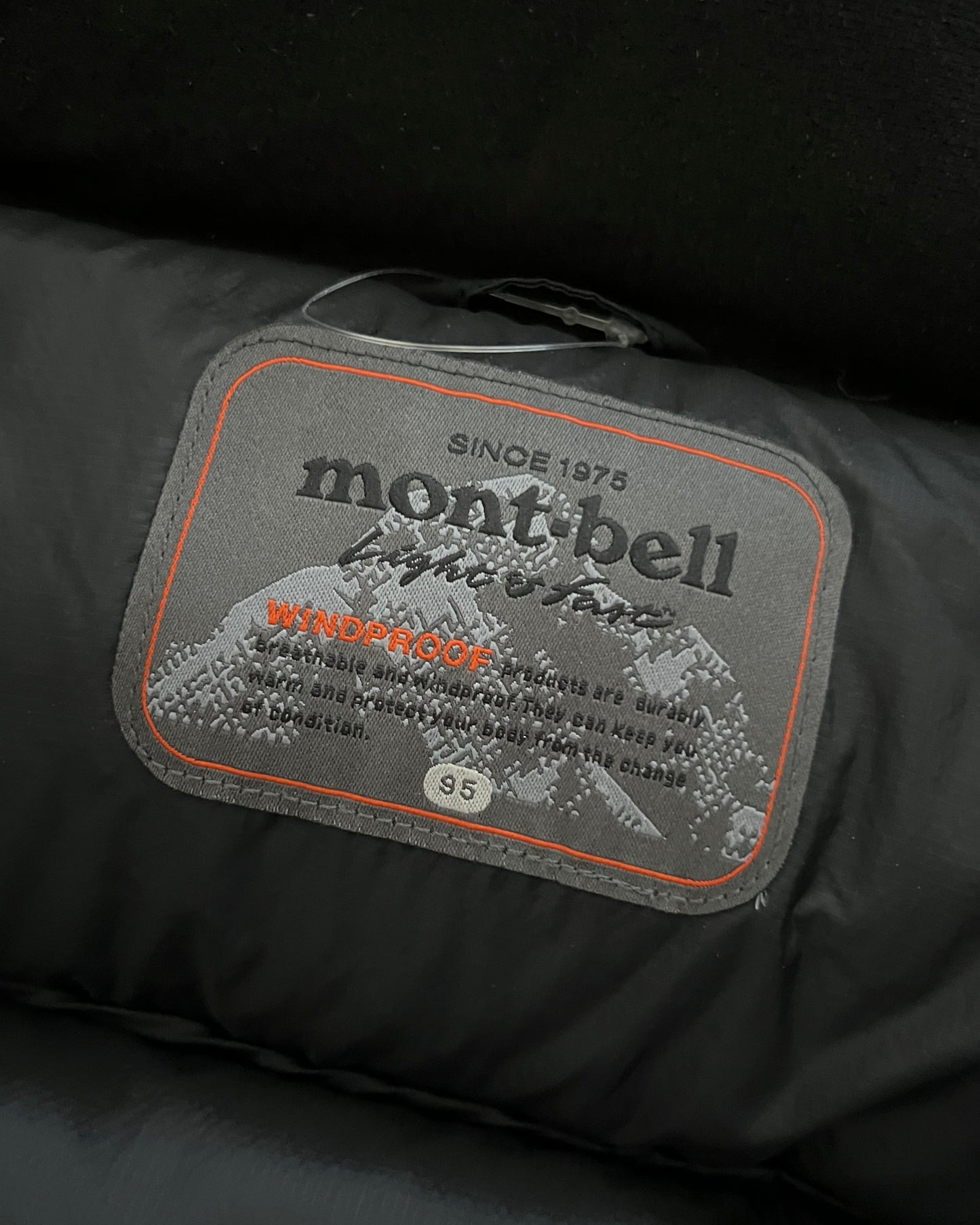 Montbell 00s Goose Down Nylon Gore-Windstopper Puffer Jacket - Size M