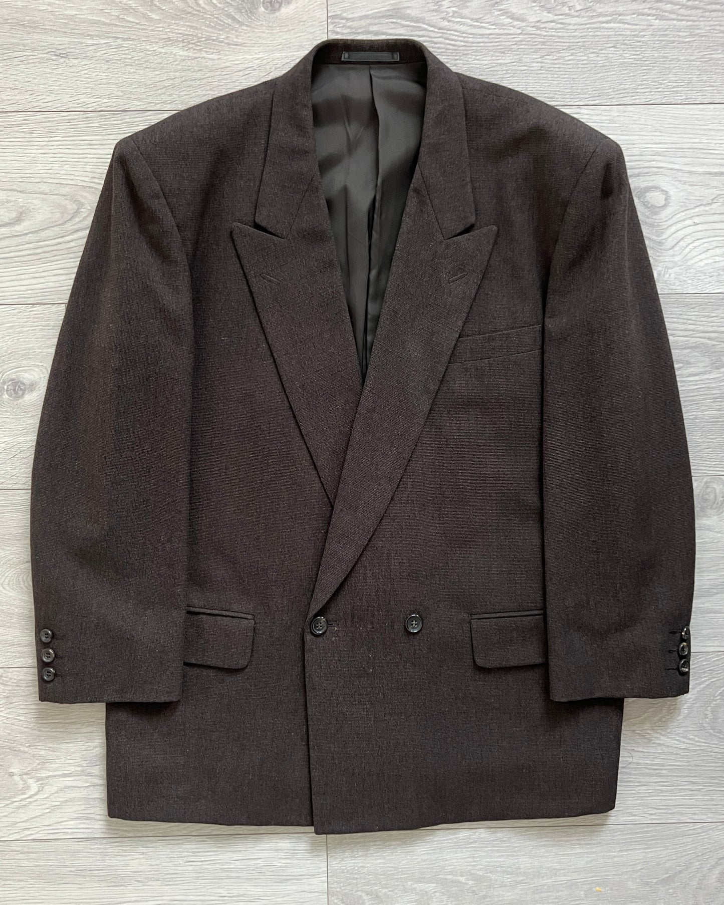 Comme Des Garcons Homme AW1988 Wool Pleated Suit - Size M Jacket / 30" Waist Trousers