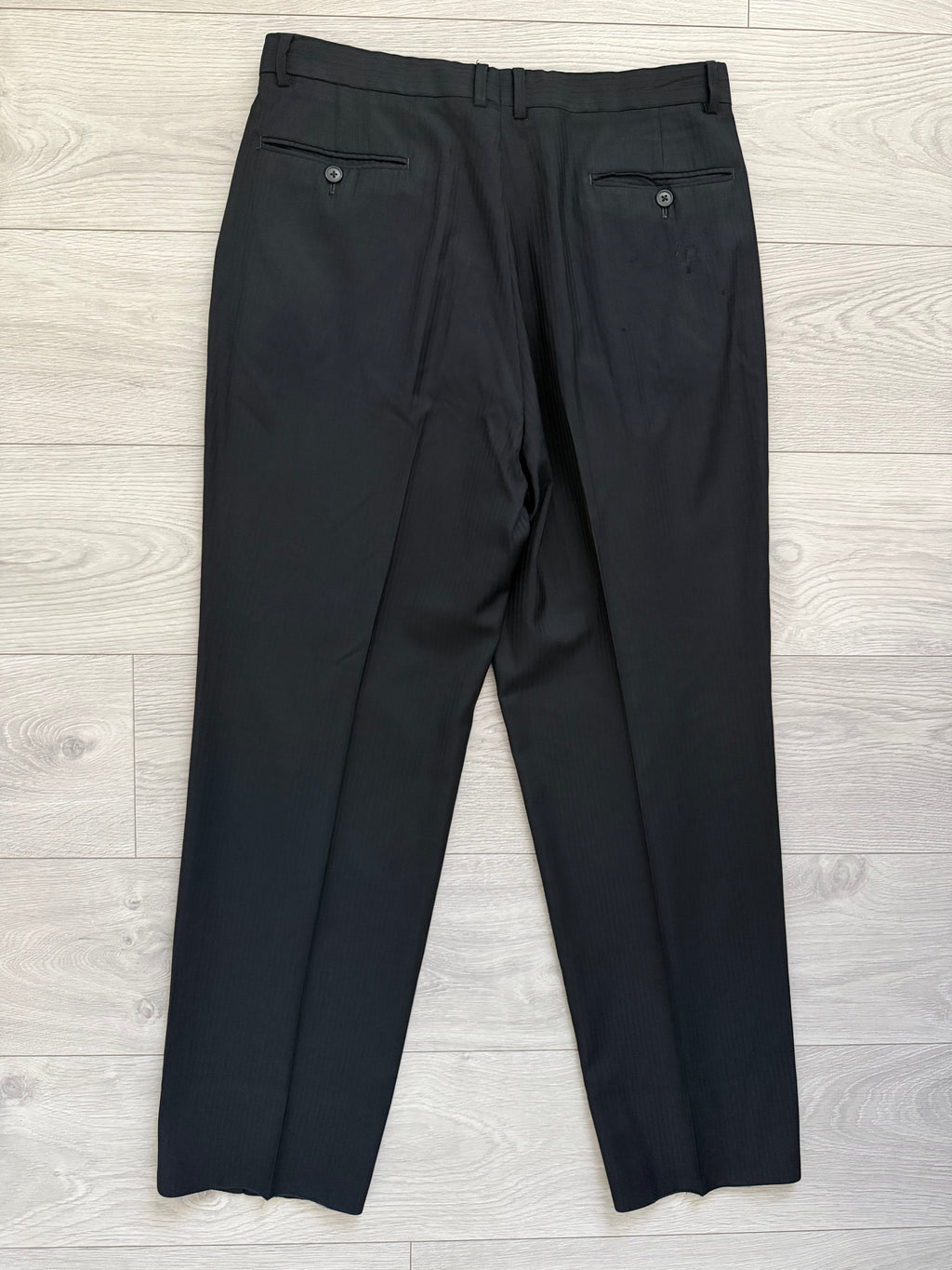 Armani 1990s Pleated Wool Suit  - Size L Jacket / 34" Waist