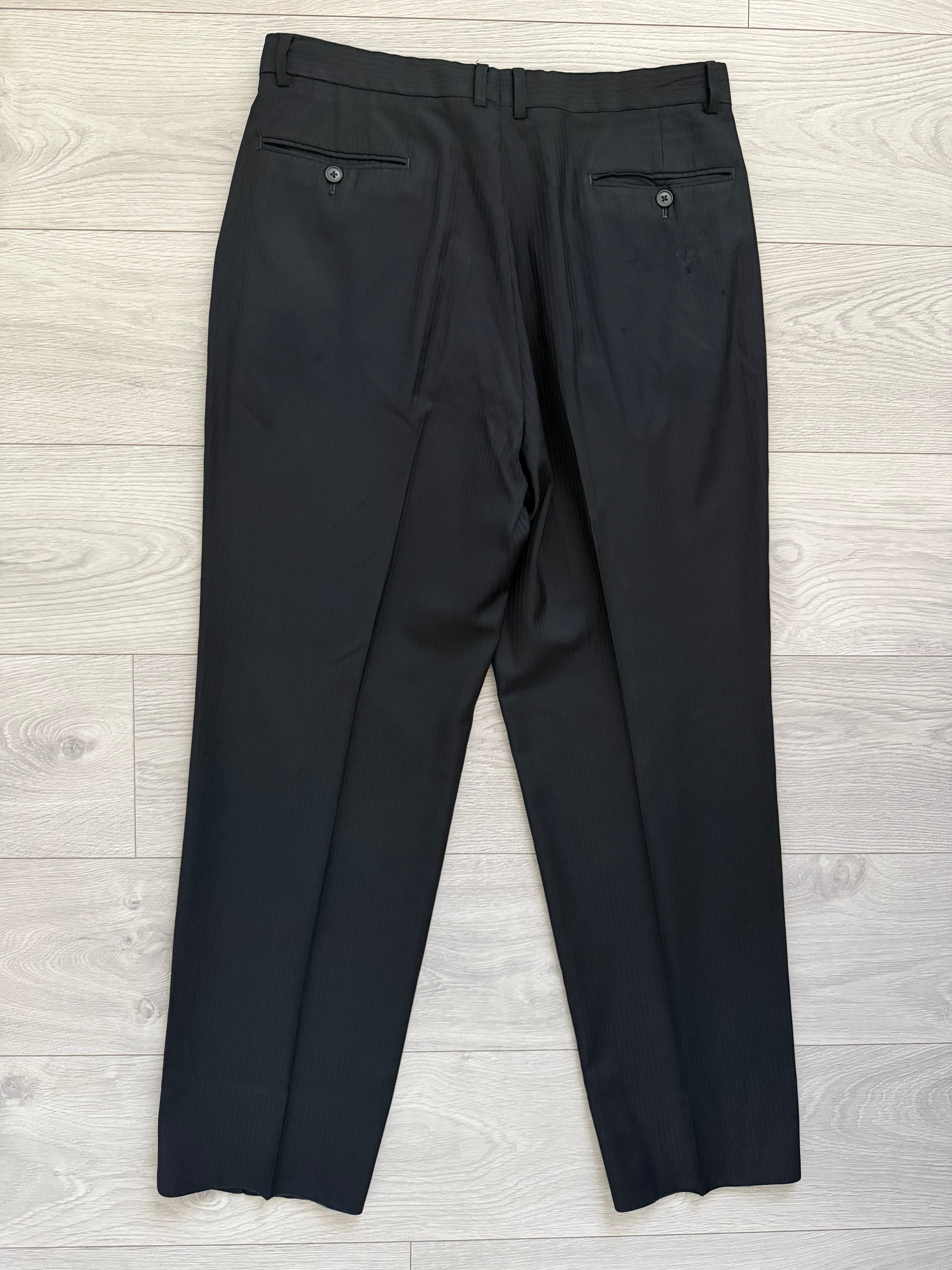 Armani 1990s Pleated Wool Suit  - Size L Jacket / 34" Waist