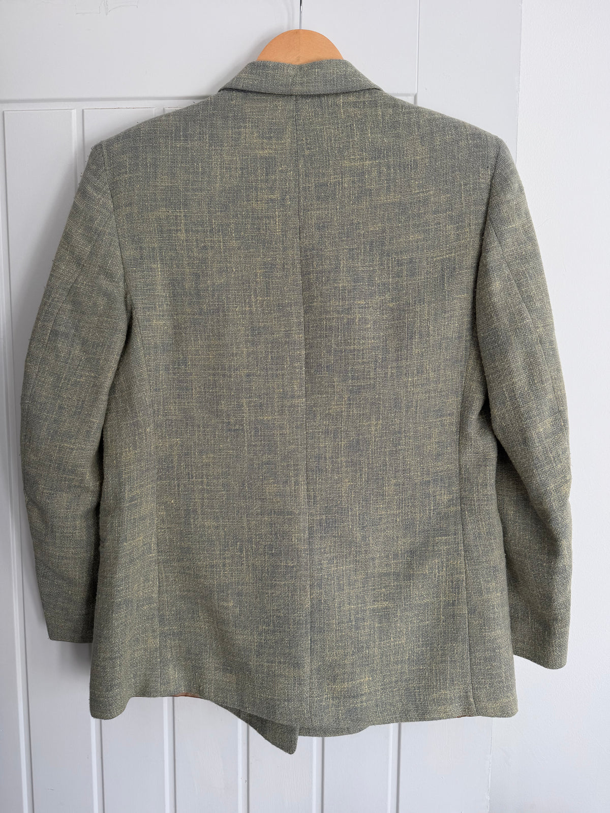 Raffinati 1990s Silk Wool Double Breasted Textured Sport Jacket Blazer  - Size S