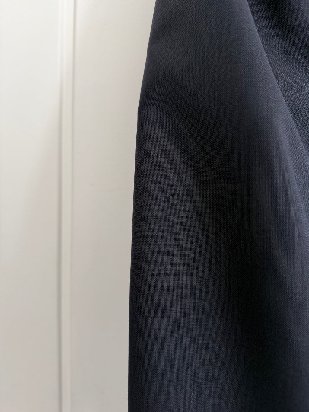 Dior 1980s 2B Metal Button Navy Wool Unlined Sport Jacket Blazer  - Size L