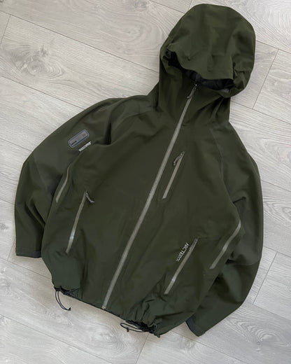 Arcteryx 00s Green Stingray Gore-Windstopper Waterproof Technical Jacket - Size L