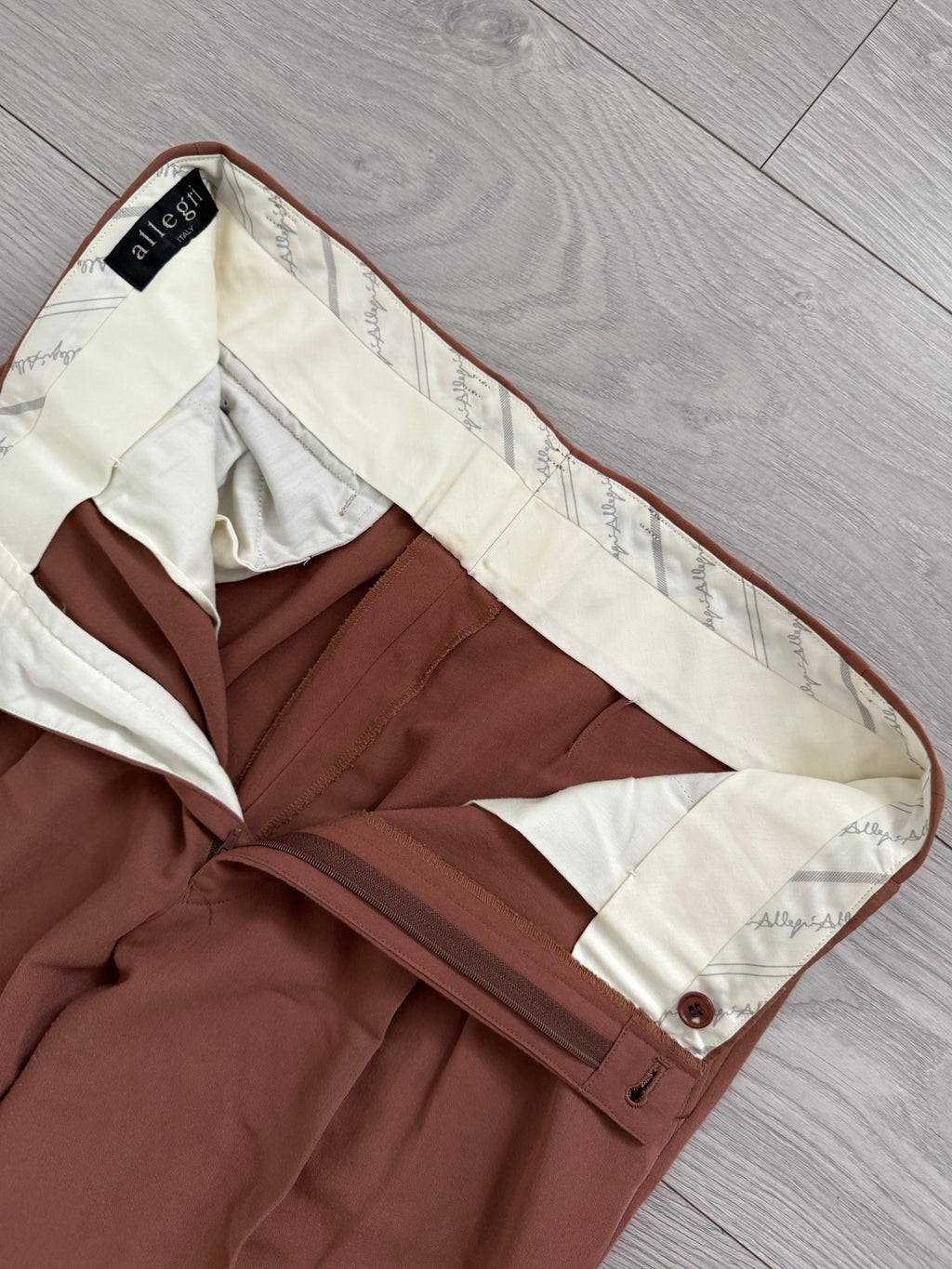 Allegri Armani 1980s Double Pleat Rayon Draped Pants - Size 31" Waist