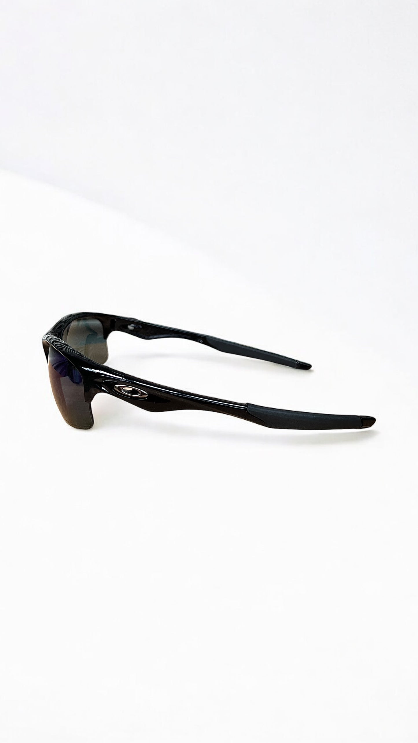 Oakley 2012 Bottle Rocket Sunglasses in Black/Polarized Blue