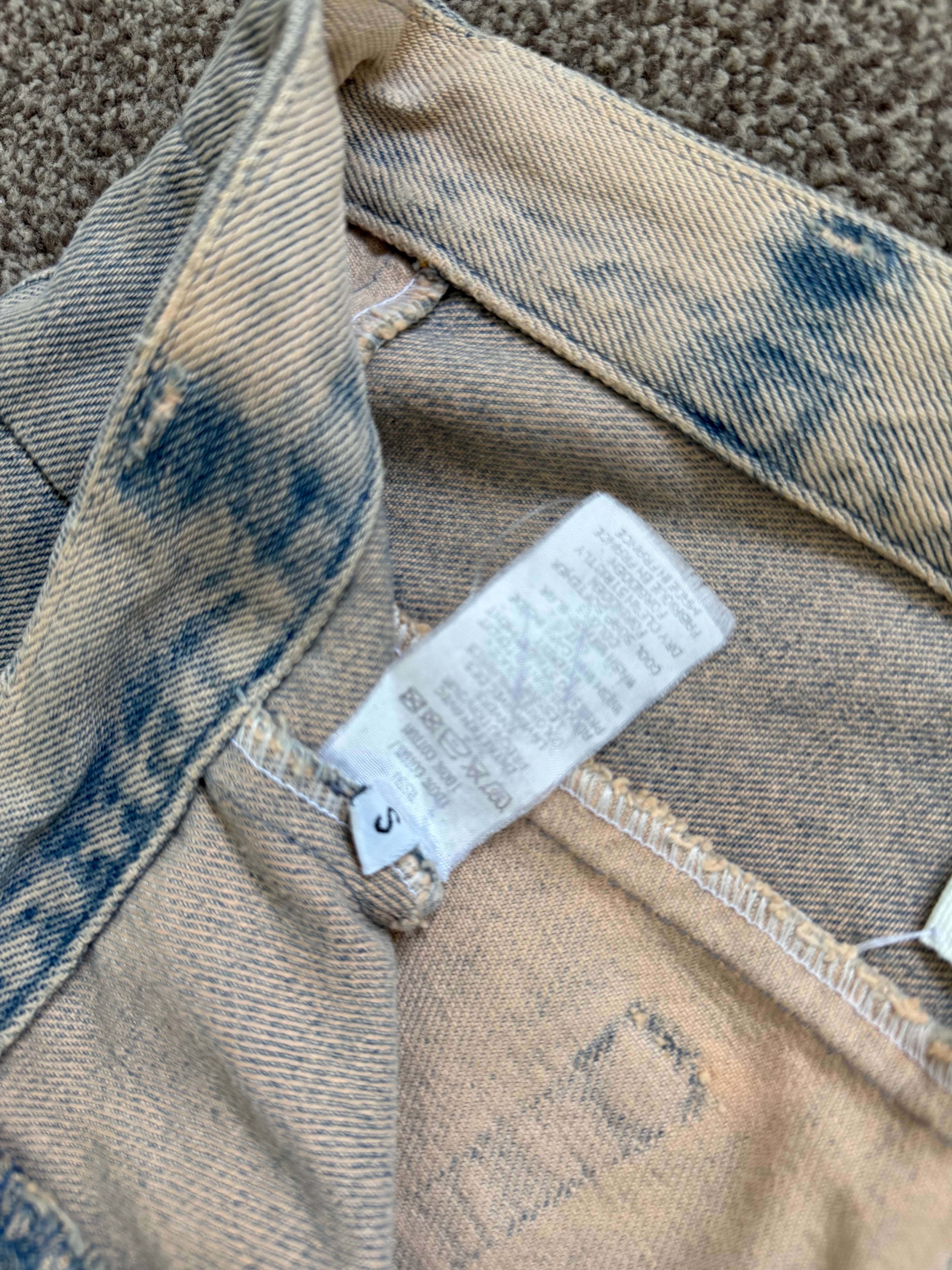 Maison Martin Margiela Artisanal Line (0) SS1999 Re-Worked Panelled Denim Jeans - Size 26" Waist