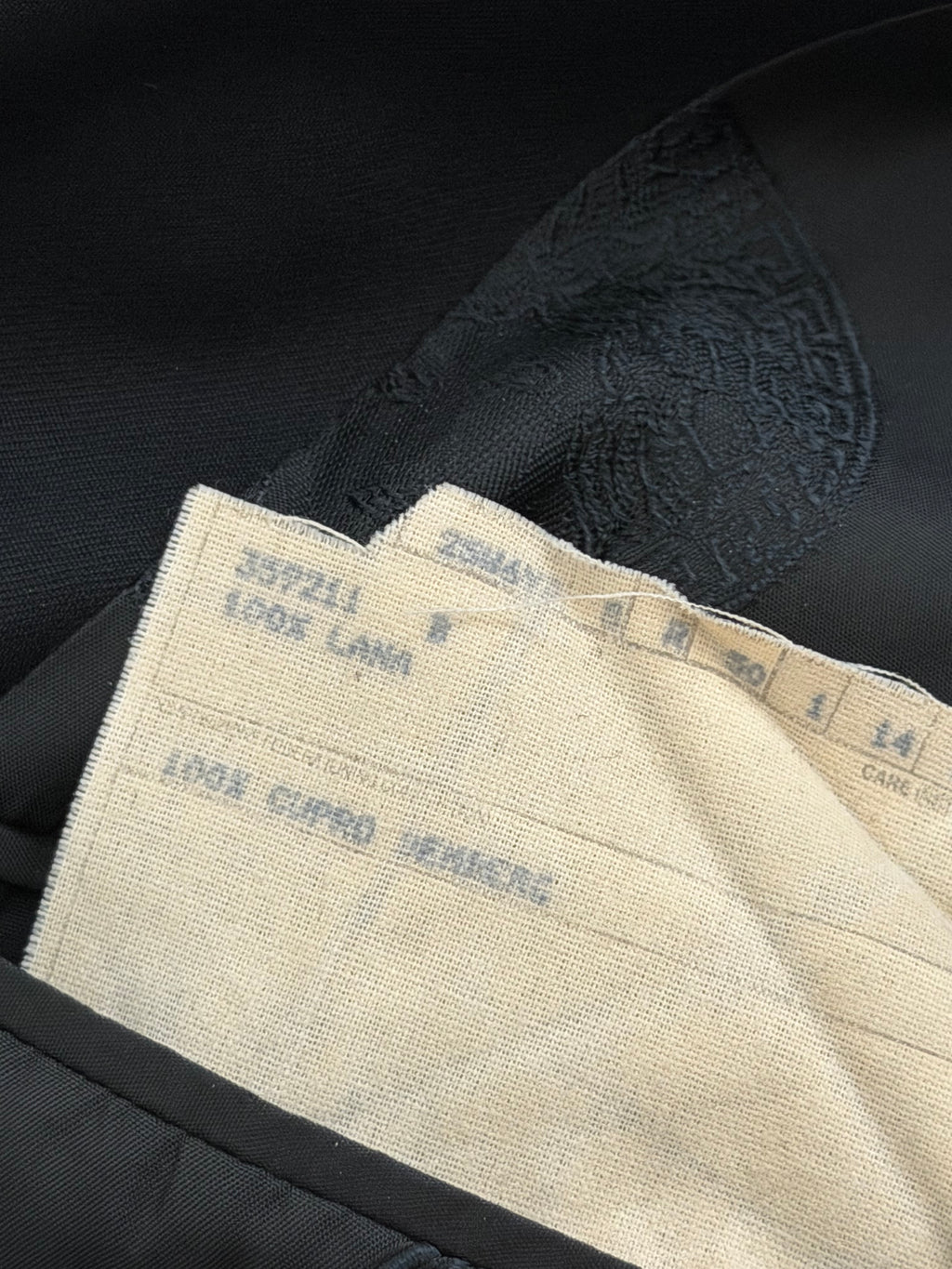 Versace 1990s Notch Lapel Double Breasted Black Wool Sport Jacket Blazer - Size L