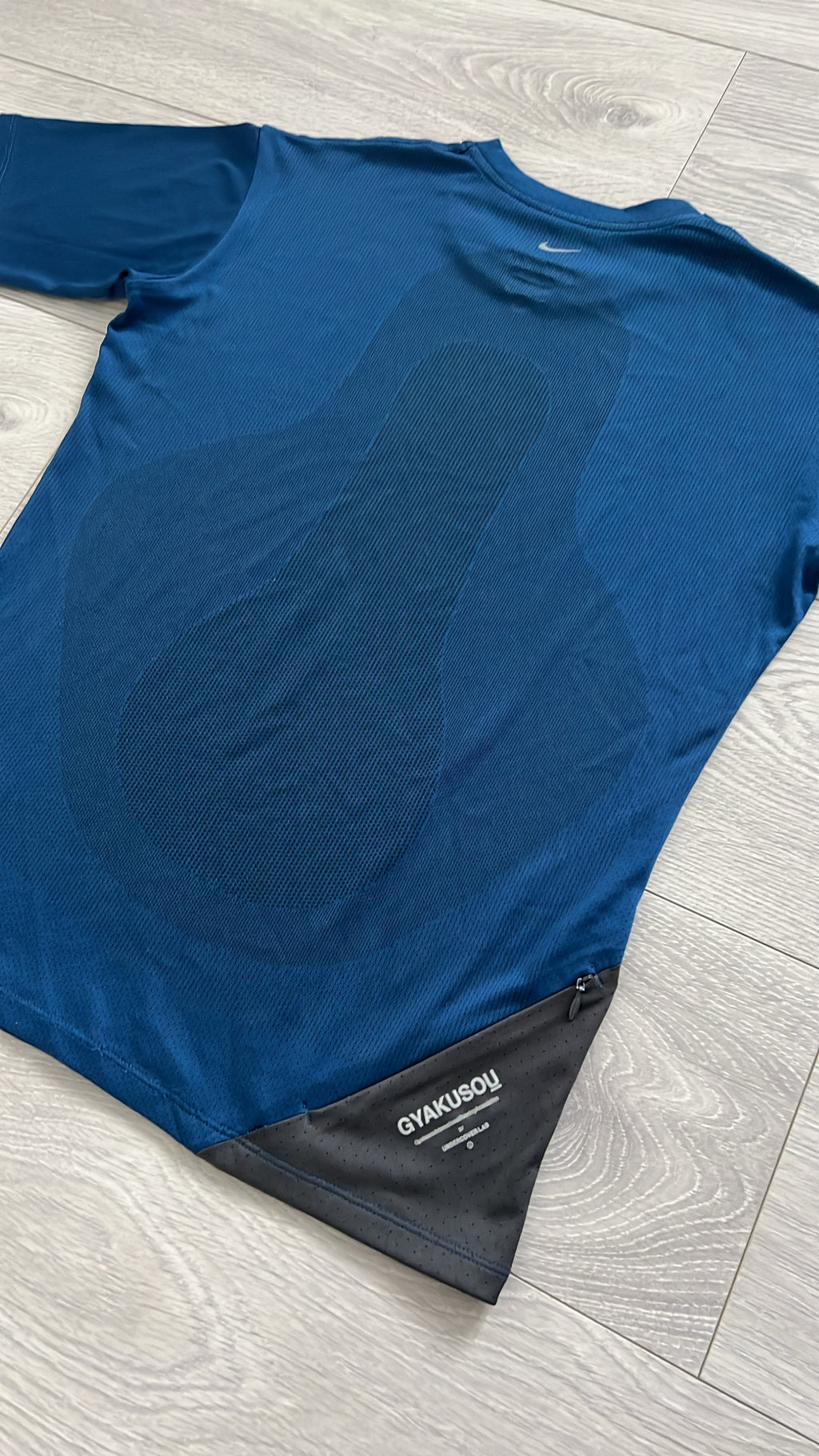 Nike Gyakusou SS14' Dri-Fit Sweat Map Technical T-Shirt Blue - Size S
