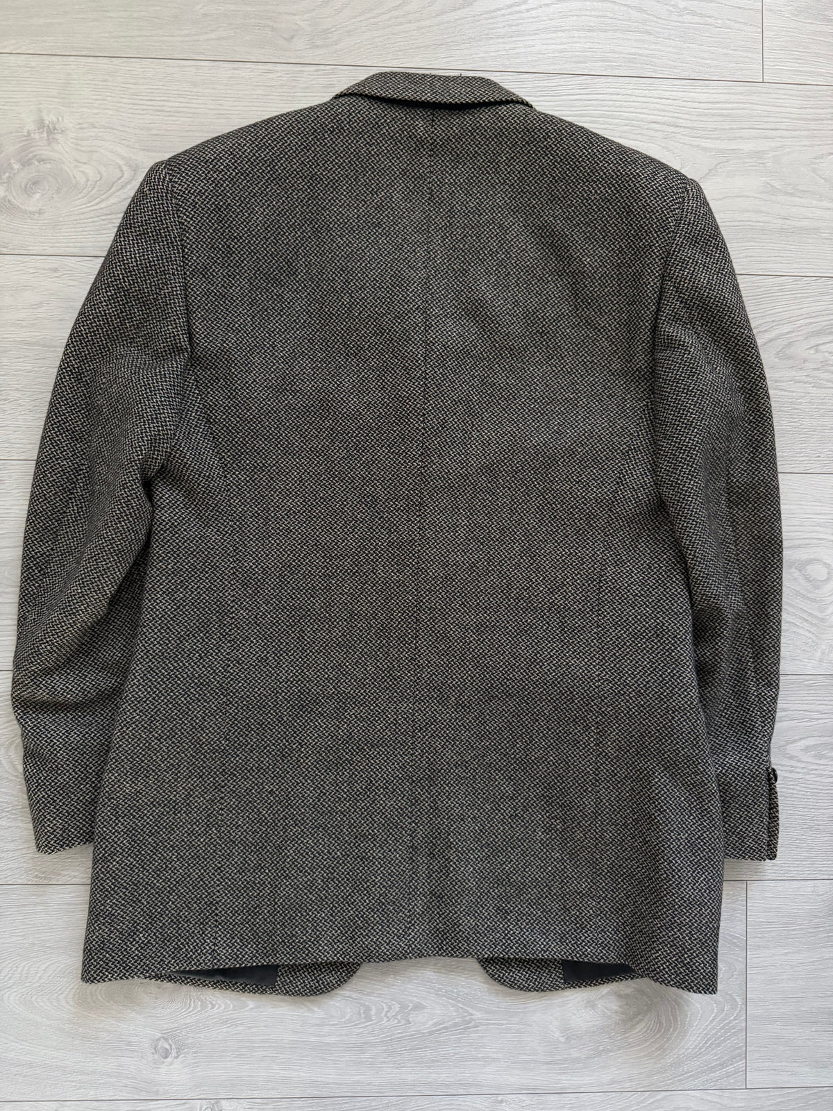 Valentino 1980s 4B Virgin Wool Textured Sport Jacket Blazer - Size L