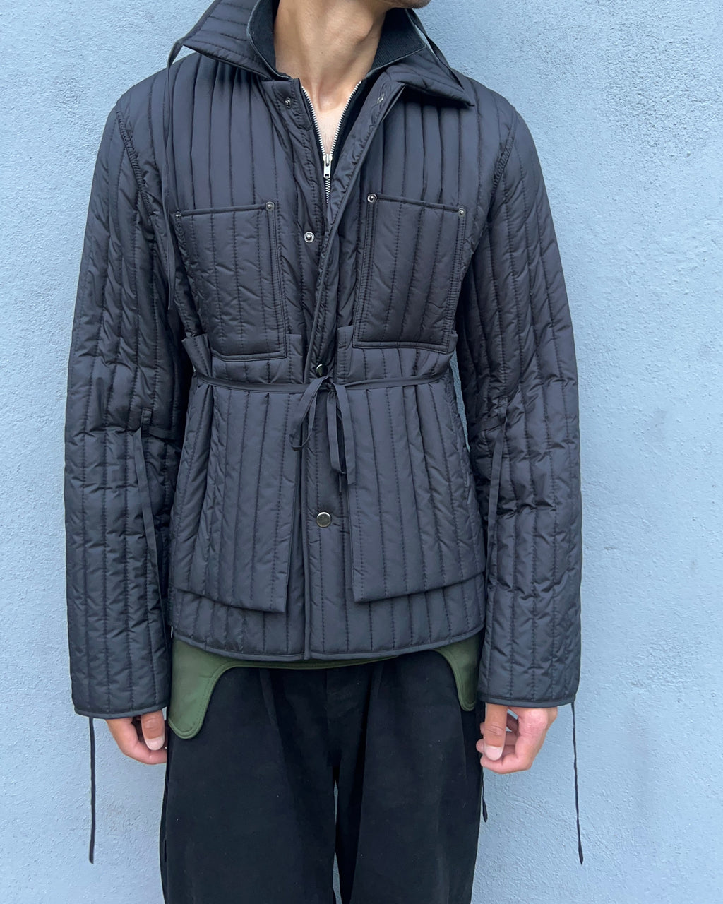 Craig Green SS2015 Quilted Padded Laced Workwear Jacket - Size L