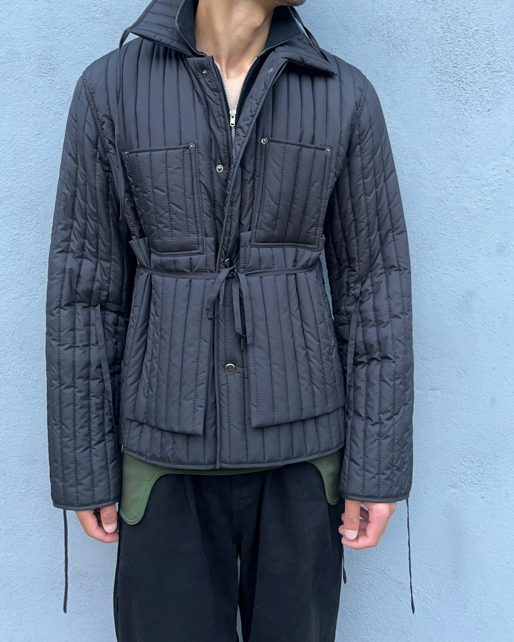 Craig Green SS2015 Quilted Padded Laced Workwear Jacket - Size L