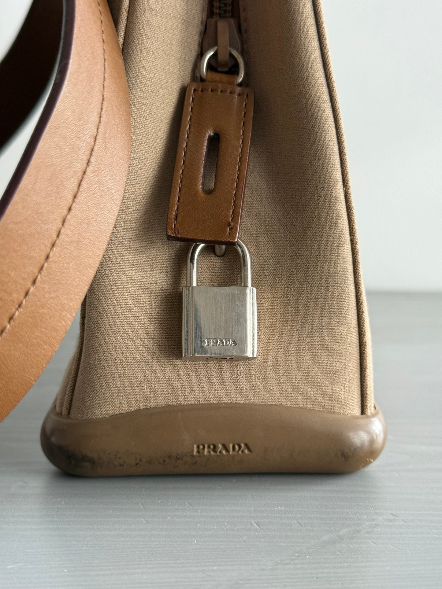 Prada 2001 Tracolla Crossbody Leather Bag
