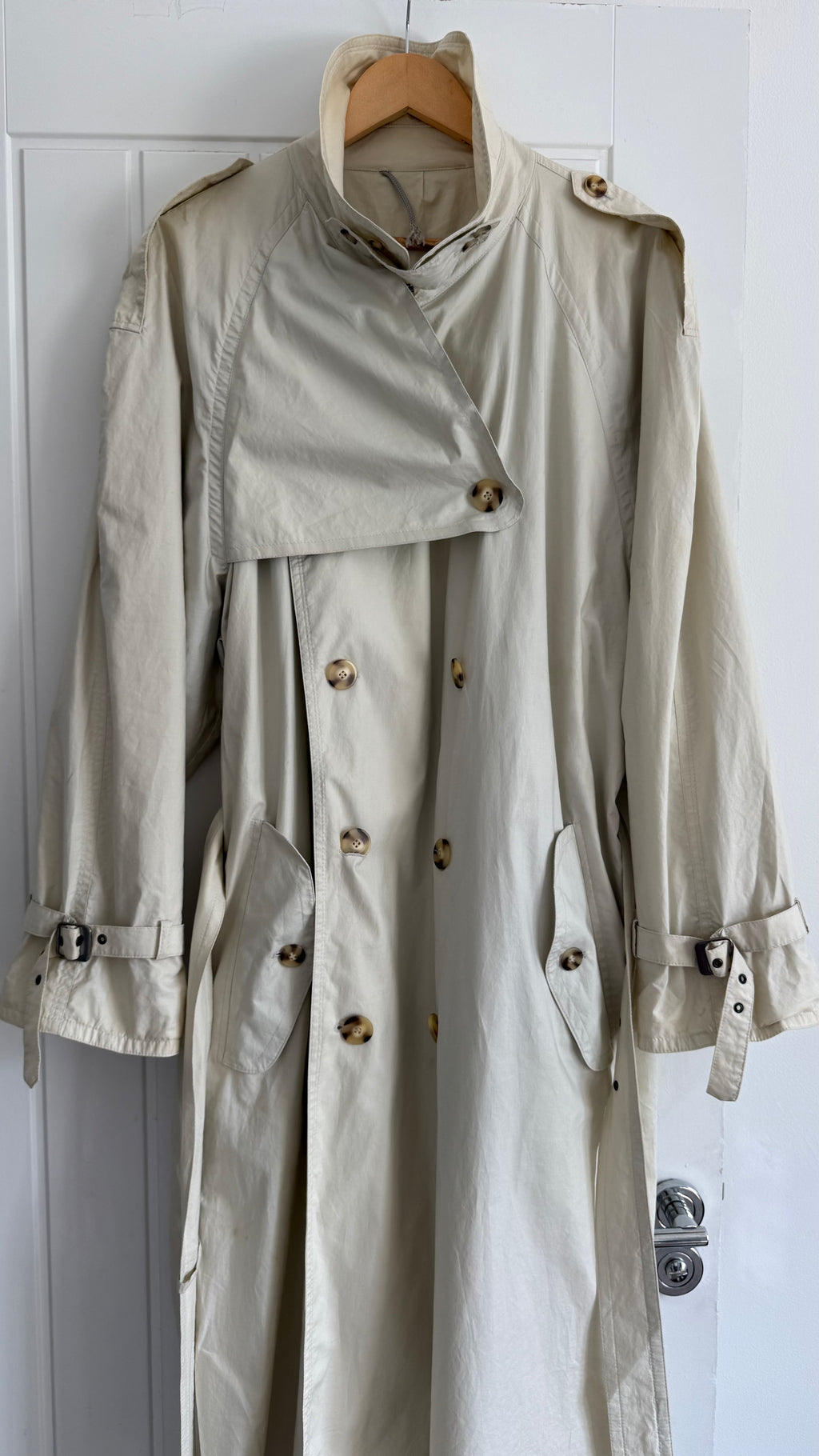 1980s Vintage Trench Coat Made in Germany - Size L