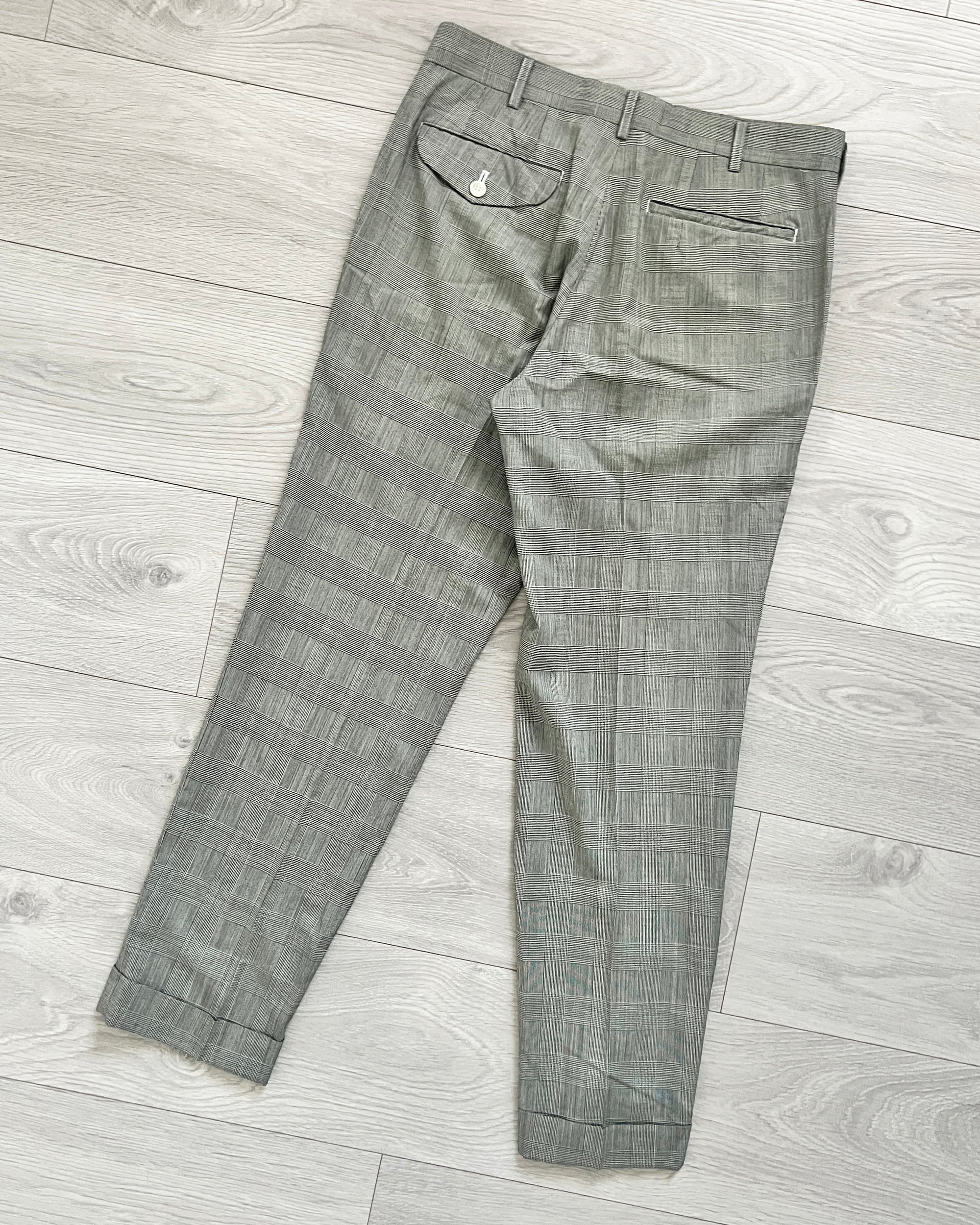 Comme Des Garcons Homme Plus SS2013 'Prince Of Wales' Check Trousers - Size 30