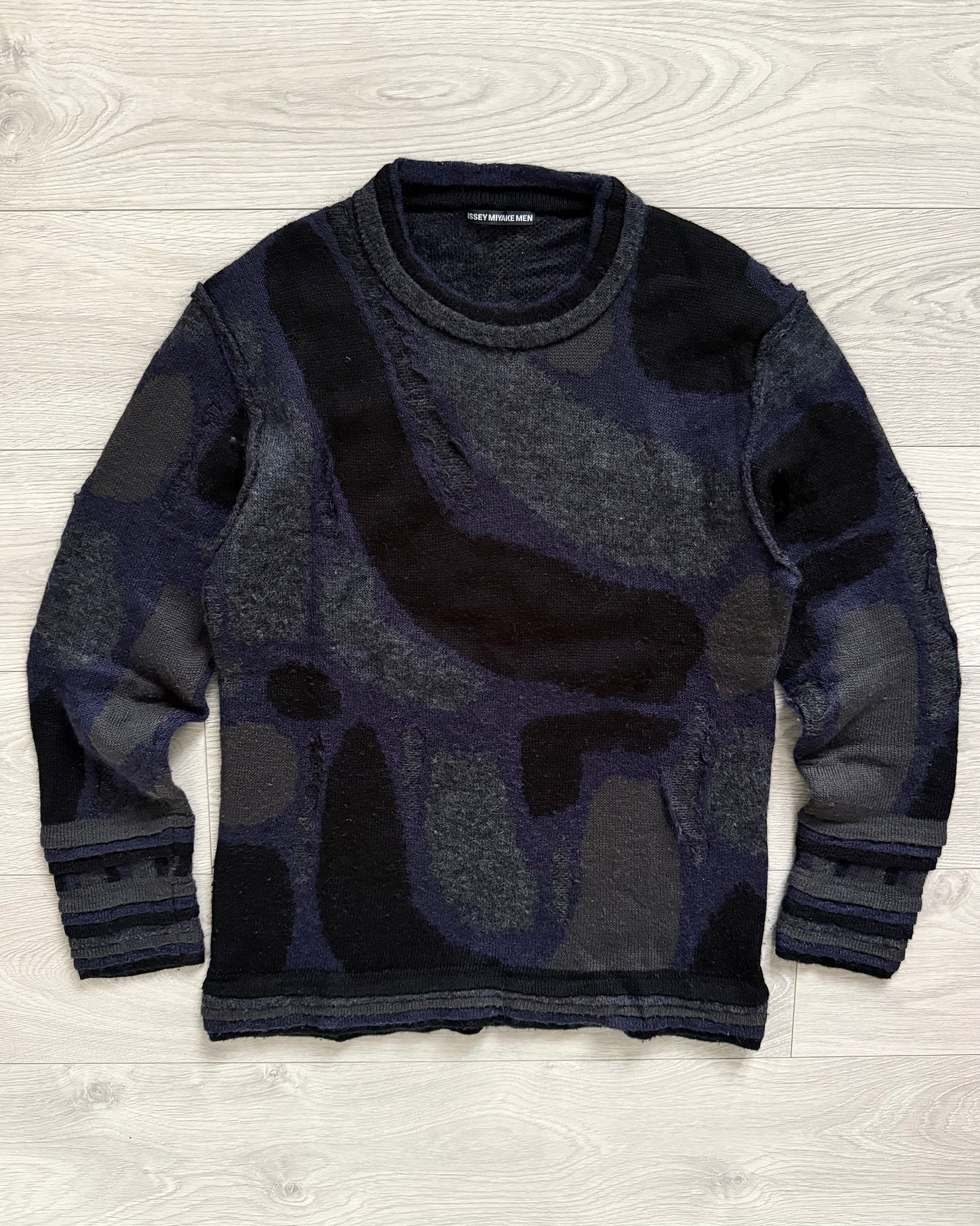 Issey Miyake AW06' Geometric Knit Sweater - Size M