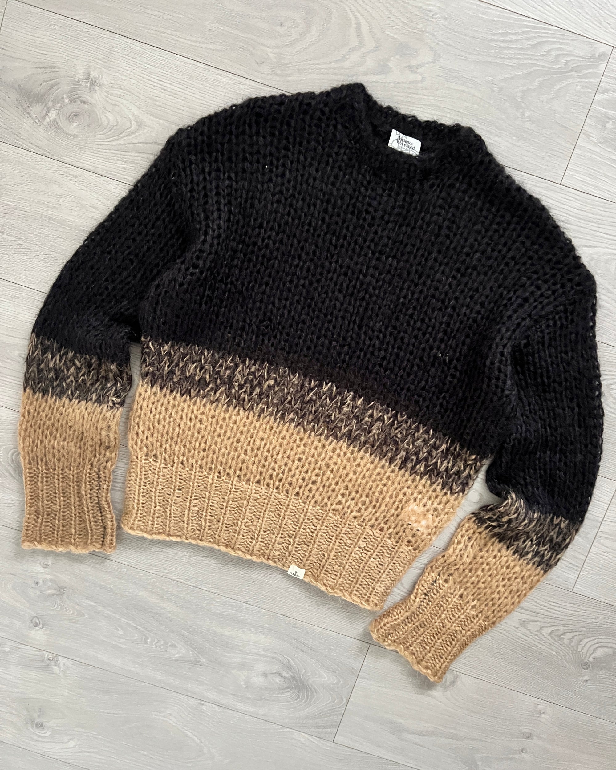 Vivienne Westwood Oversized Gradient Mohair Knit - One Size