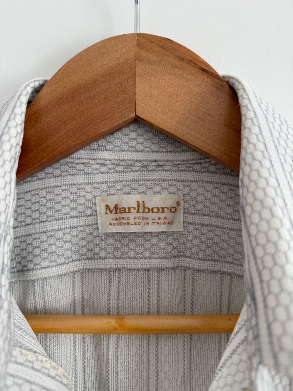 Marlboro 1990s Vintage Crochet Western Shirt - Size S