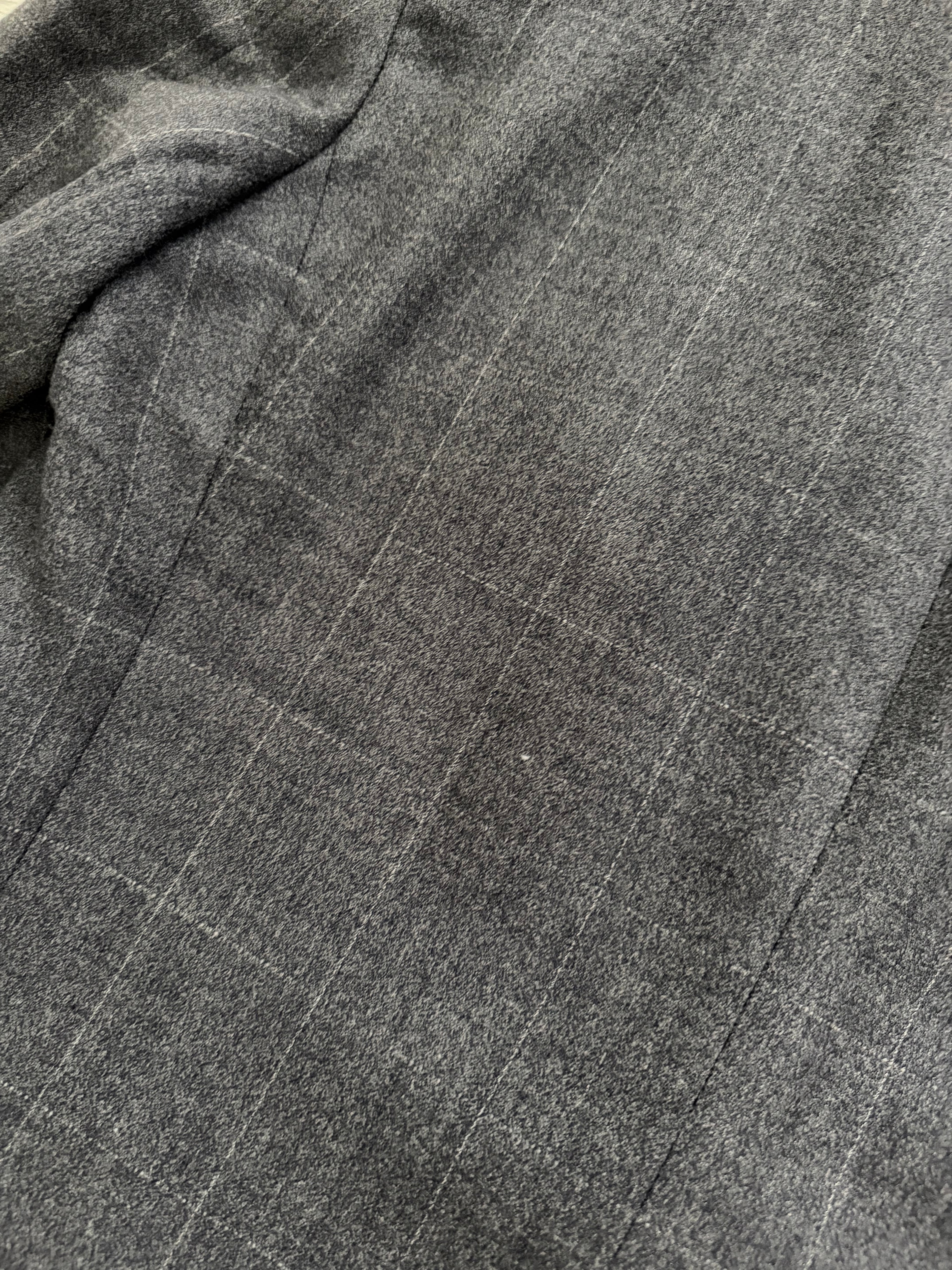 Giorgio Armani Black Label 1990s 2B Double-Pleated Suit Grey - Size L Jacket / 33" Waist