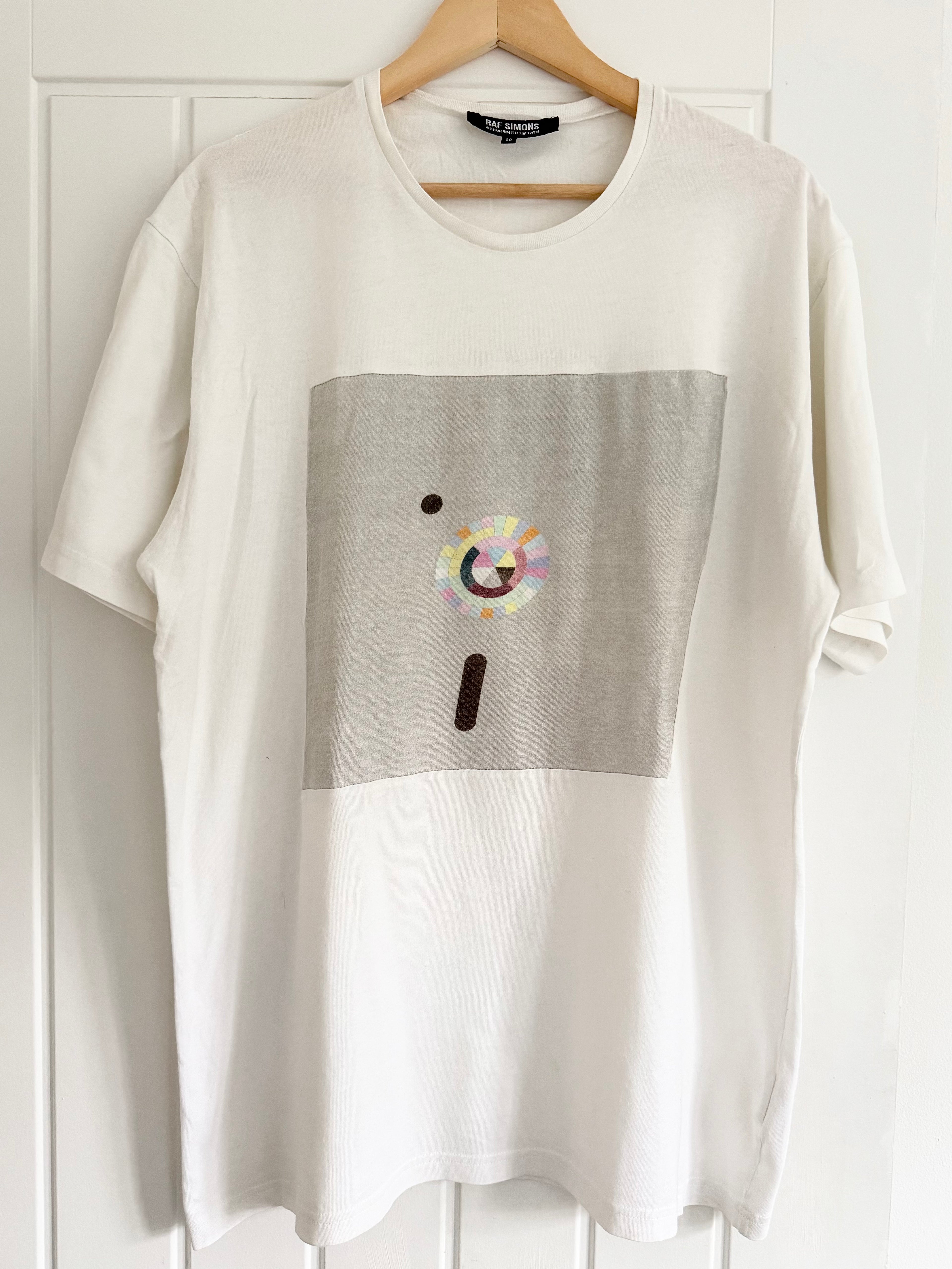 Raf Simons AW2003 'Closer' PCL Album Artwork Patch T-Shirt by Peter Saville - Size L